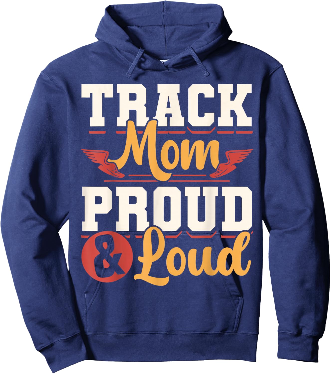Track And Field Mom Track Games Mother Hoodie - Hoodie | Navy