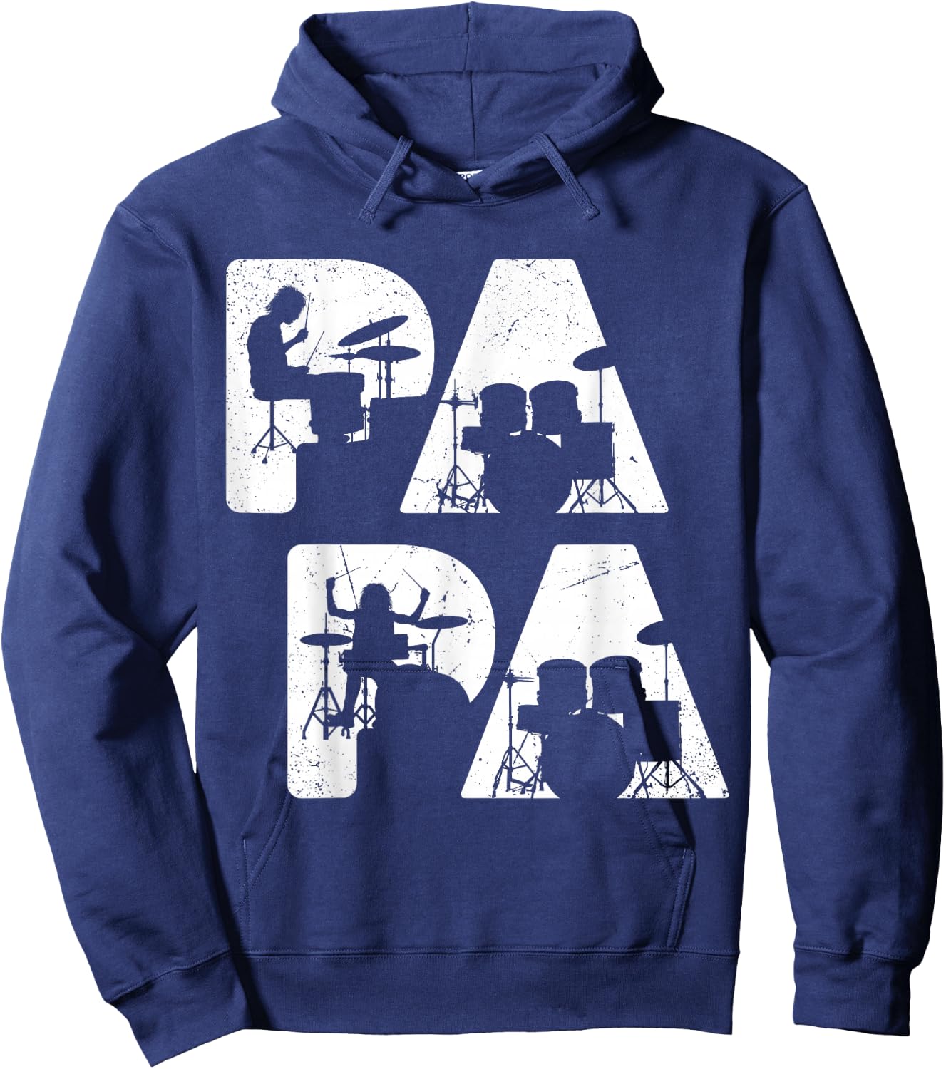 Schlagzeuger Papa Schlagzeug Drummer Vater nur Cooler Lustig Hoodie - Hoodie | Navy