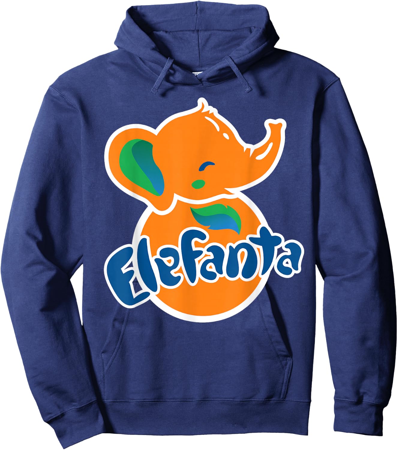 OHMGD Kein Elefant, kein Fanta, es ist ein ELEFANTA-Spaßtier. Hoodie - Hoodie | Navy