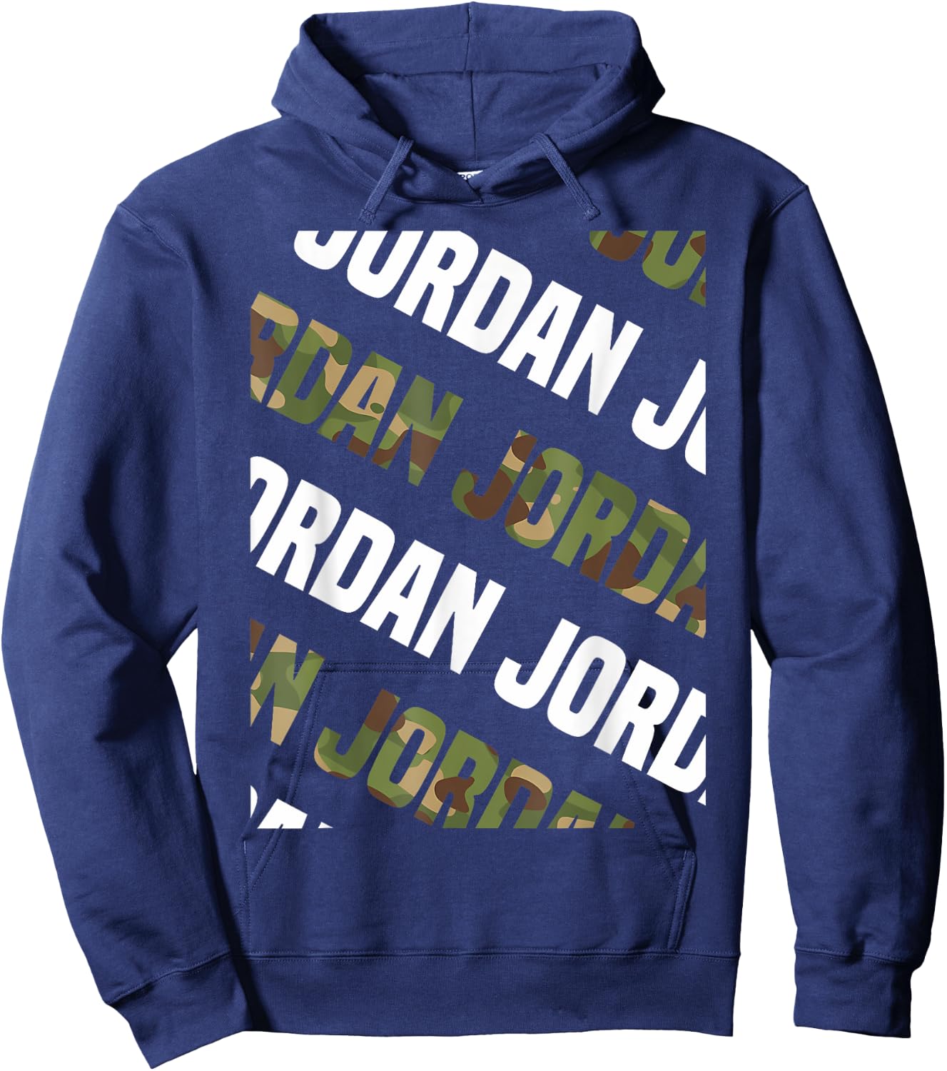 Diagonal Jordan Pattern Design Gift Green Camouflage Hoodie - Hoodie | Navy