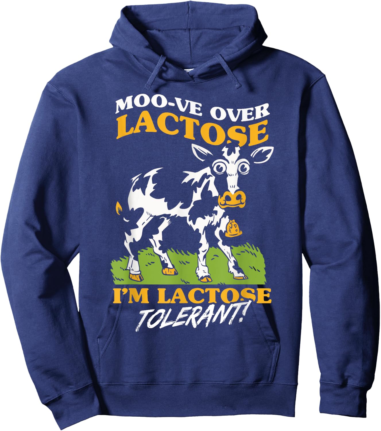 Im Lactose Tolerant Cow Hoodie - Hoodie | Navy