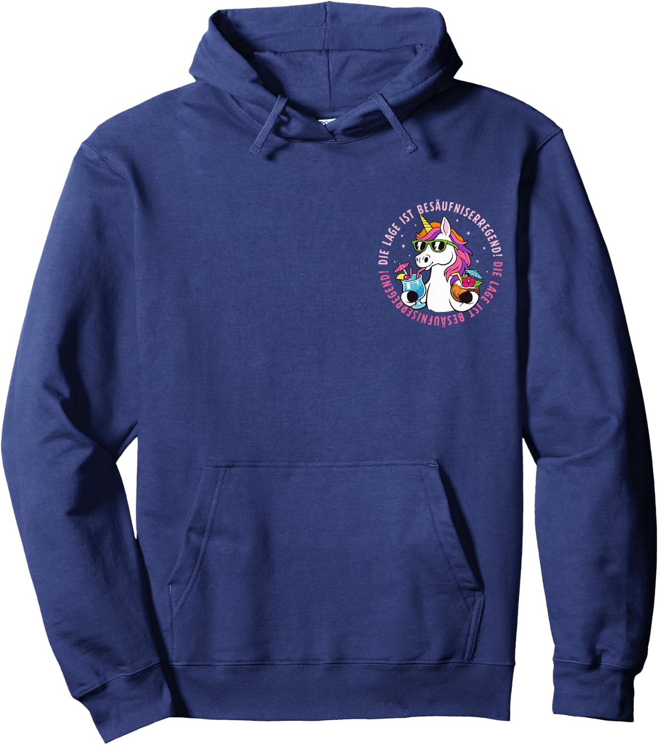 Witzig - Die Lage Ist Besäufniserregend, klein Hoodie - Hoodie | Navy