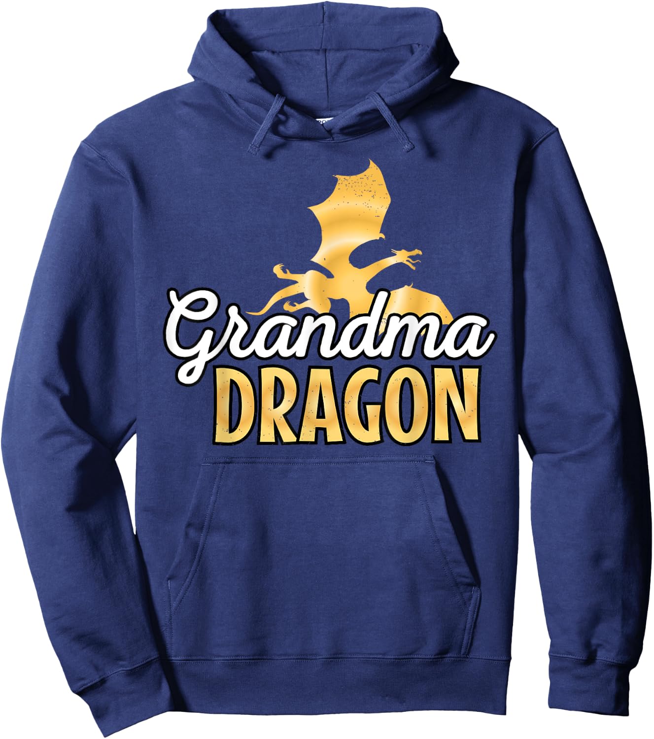 Grandma Dragon Mythical Legendary Creature Grandmother Hoodie - Hoodie | Navy