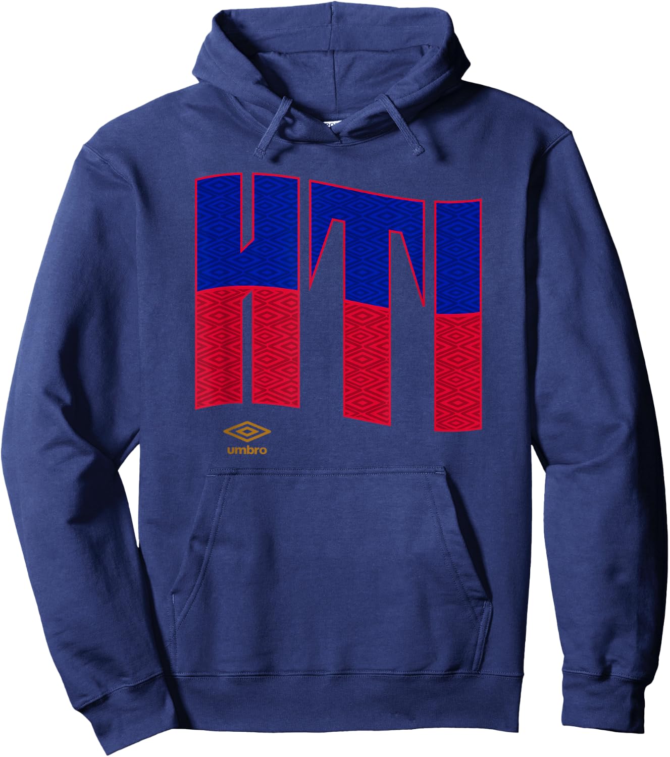 Umbro International Soccer Wavy Haiti Logo Hoodie - Hoodie | Navy