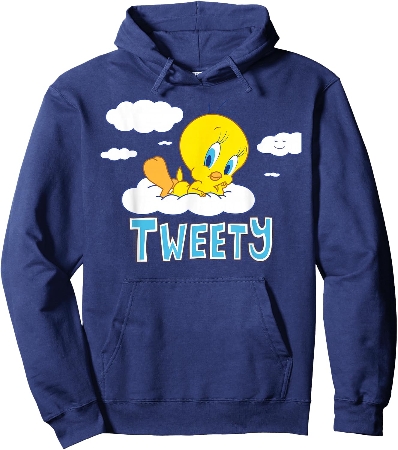 Looney Tunes Tweety Cloud , black Hoodie - Hoodie | Navy