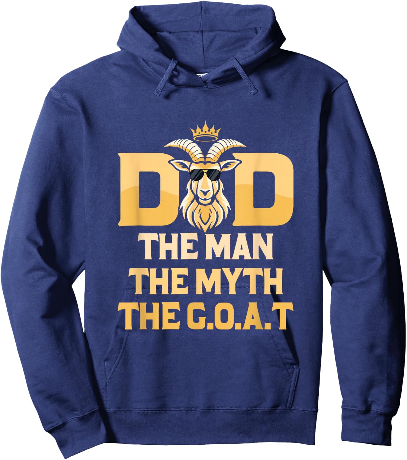 Dad Father Husband Goat Lover Farmer Goat Owner Men Goats Hoodie - Hoodie | Navy