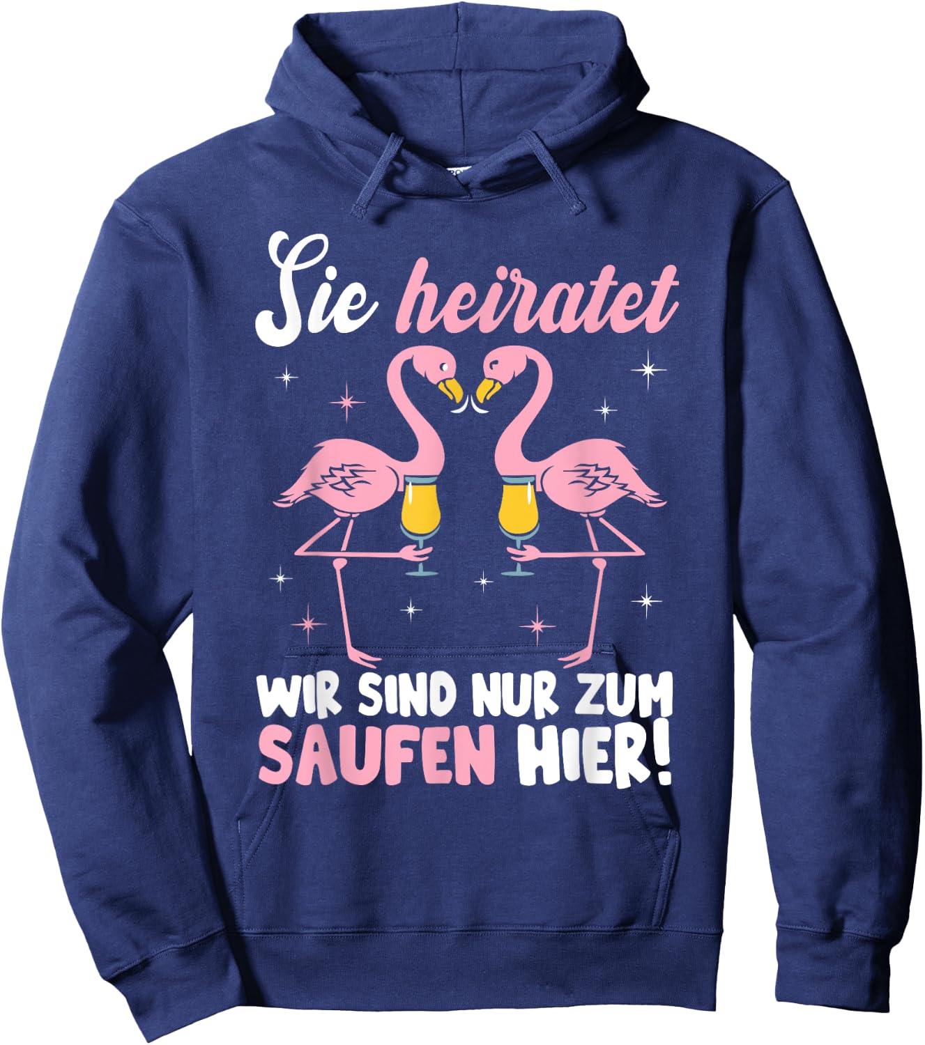 Women's Team Bride Outfit JGA Women Hen Night , black Hoodie - Hoodie | Navy