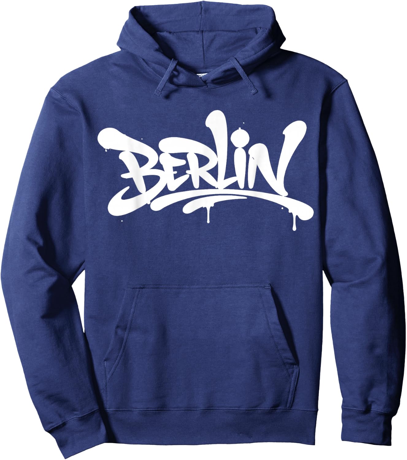 Berlin Graffiti City Street Art Handstyle Deutschland Souvenir Hoodie - Hoodie | Navy