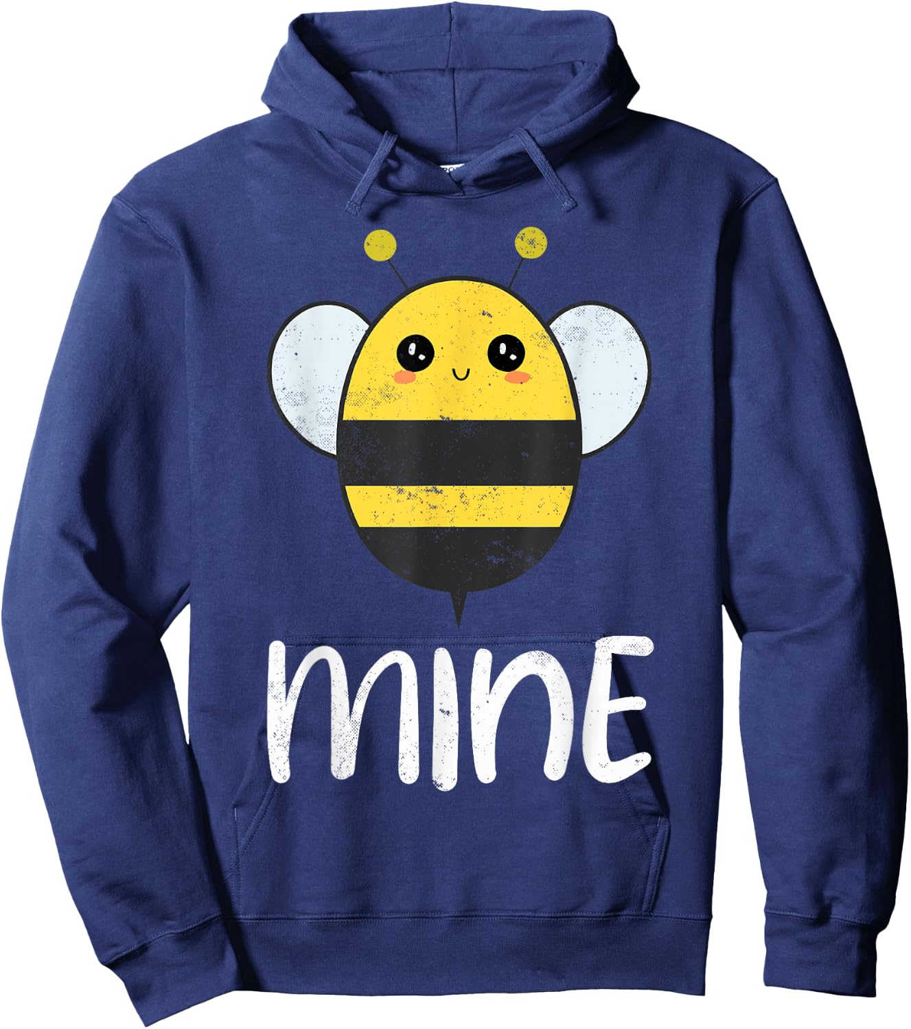 Bee Mine Cute Bees Hoodie - Hoodie | Navy