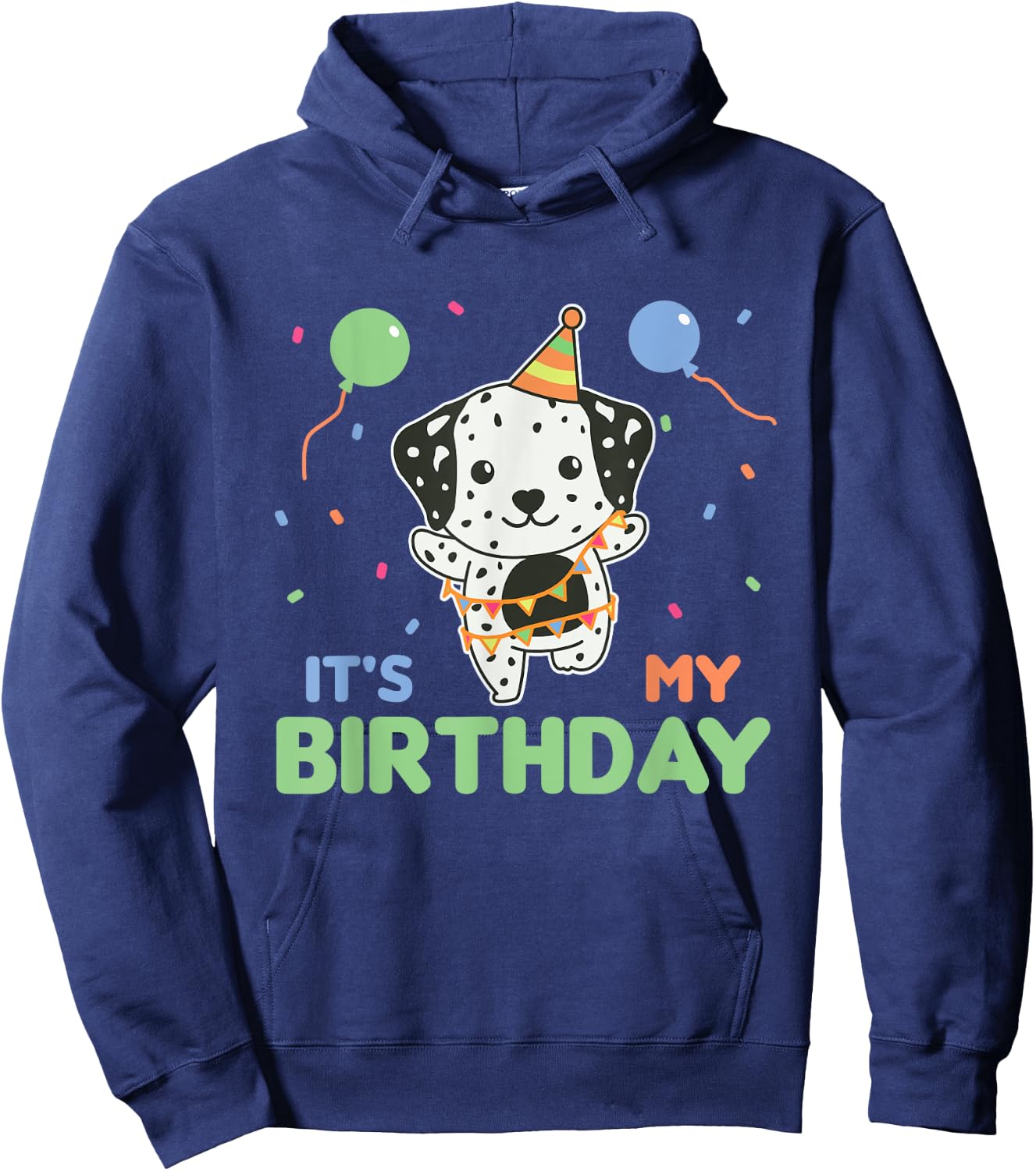 Dalmatian Birthday For Kids It's My Birthday Hoodie - Hoodie | Navy