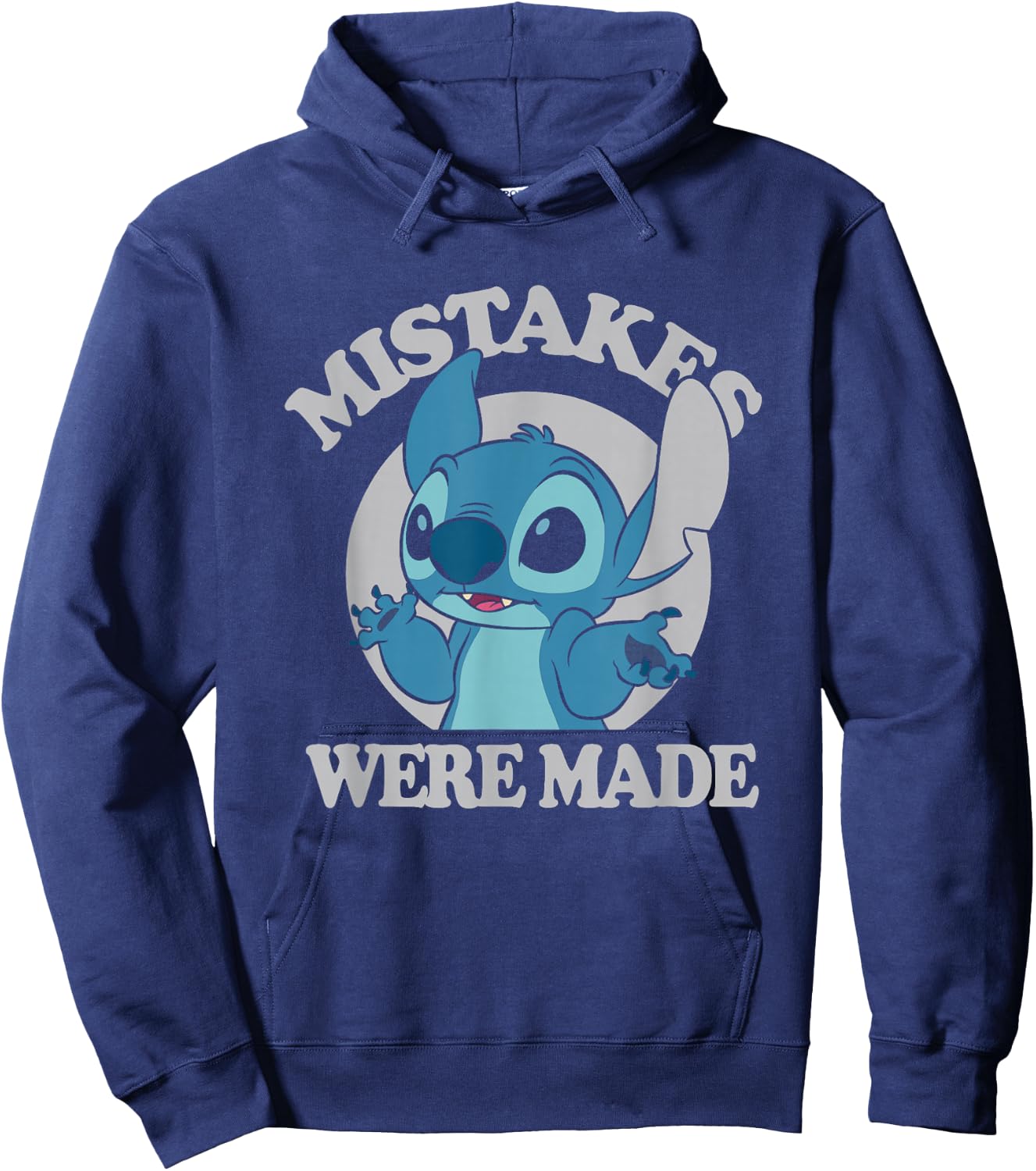 Disney Lilo & Stitch Mistakes Were Made Stitch Hoodie - Hoodie | Navy