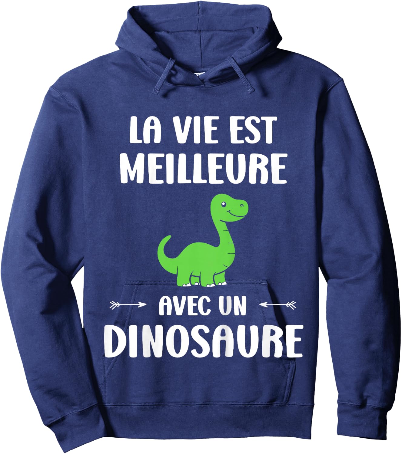 Cute Little Dino Life Is Better With A Dinosaur Hoodie - Hoodie | Navy