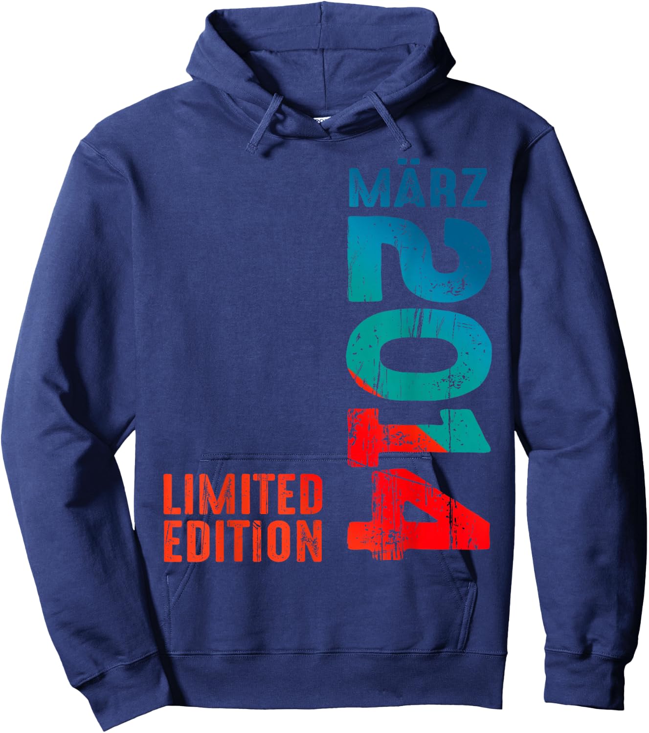 Legendär Seit März 2014 Geburtstag Limited Edition 2014 Hoodie - Hoodie | Navy