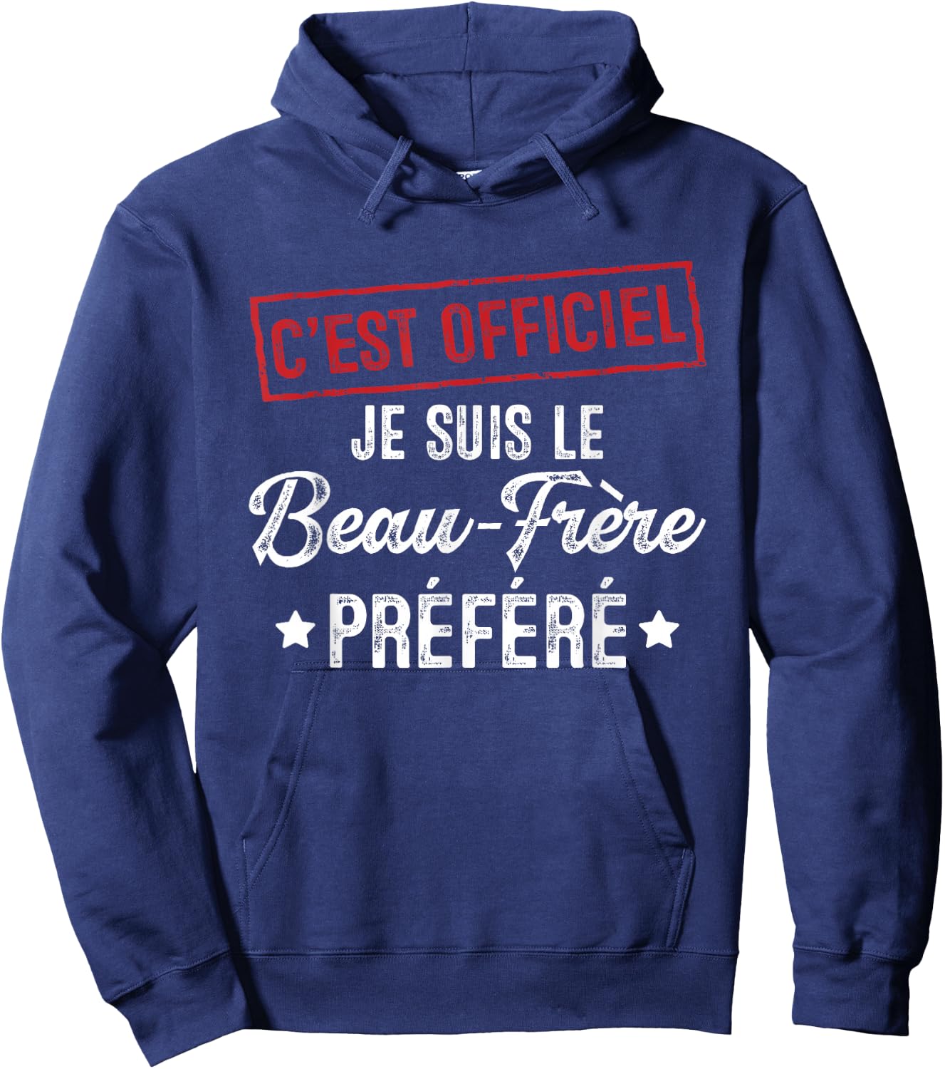 It's official, I'm the favorite brother-in-law , Black, S Hoodie - Hoodie | Navy