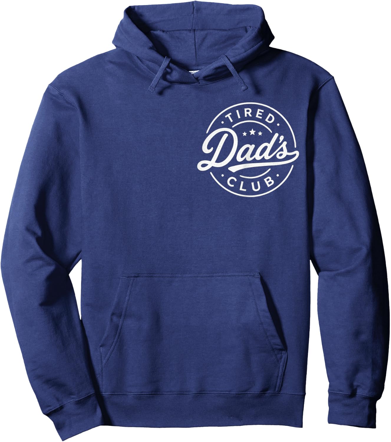 Tired Dads Club Play Cars On Dads Back Fathers Day (2 Sides) Hoodie - Hoodie | Navy