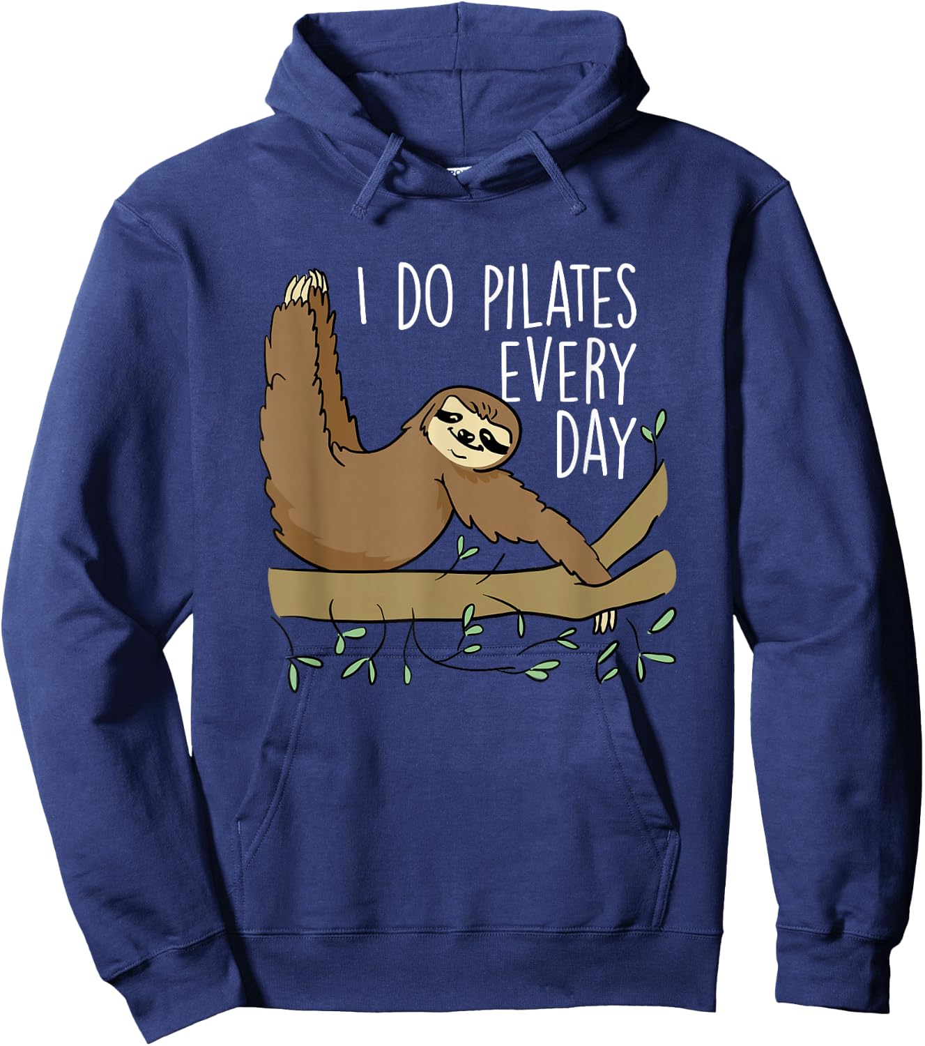 Pilates Graphic Fitness Exercise Pilates Instructor Workout Hoodie - Hoodie | Navy