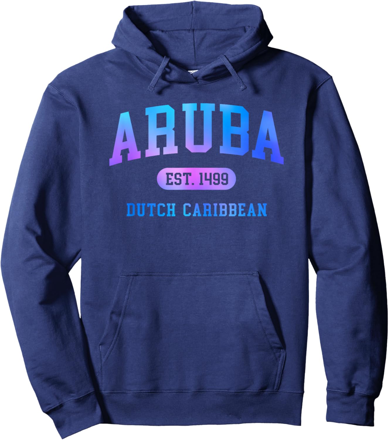 Aruba Vacation Souvenir Colorful Boys Girls Hoodie - Hoodie | Navy