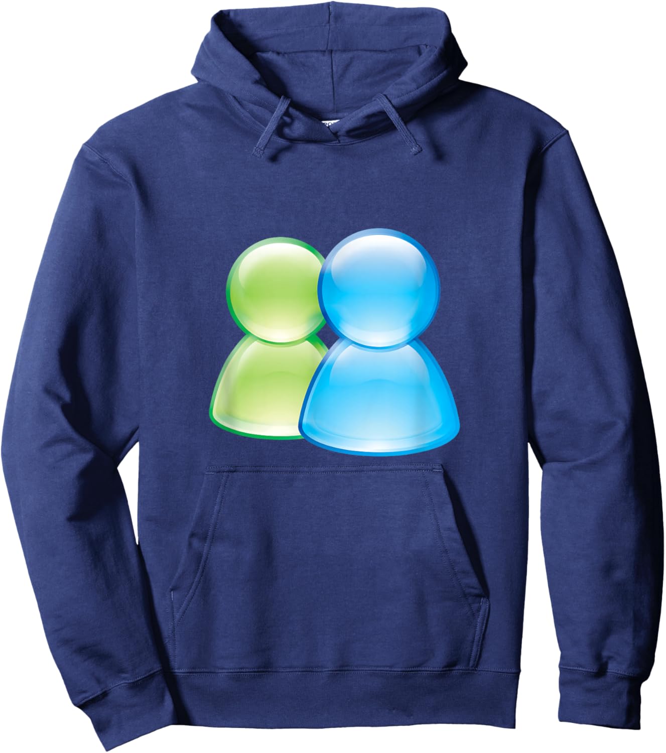 Frutiger Aero User Icon Duo Hoodie - Hoodie | Navy