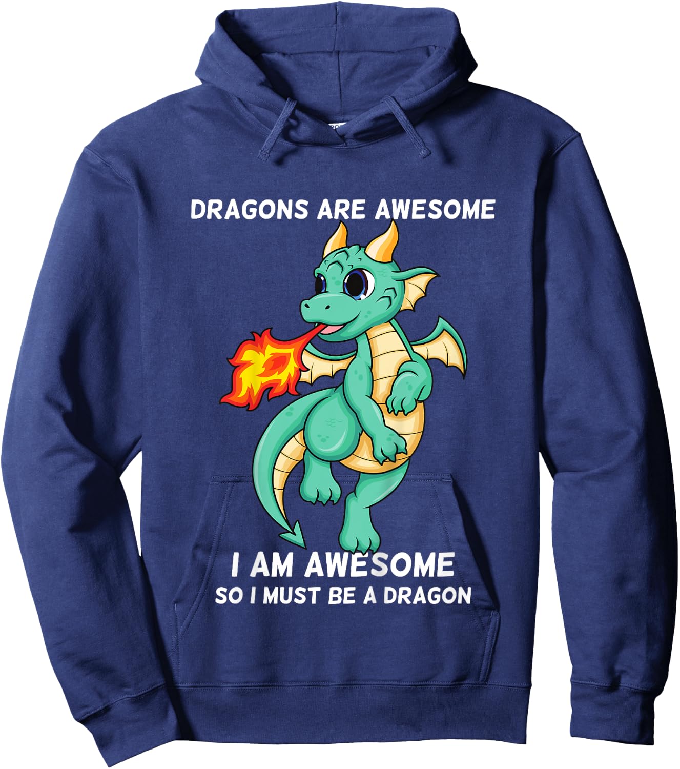 Dragons Are Awesome I'm a Dragon For Boys And Girls Hoodie - Hoodie | Navy