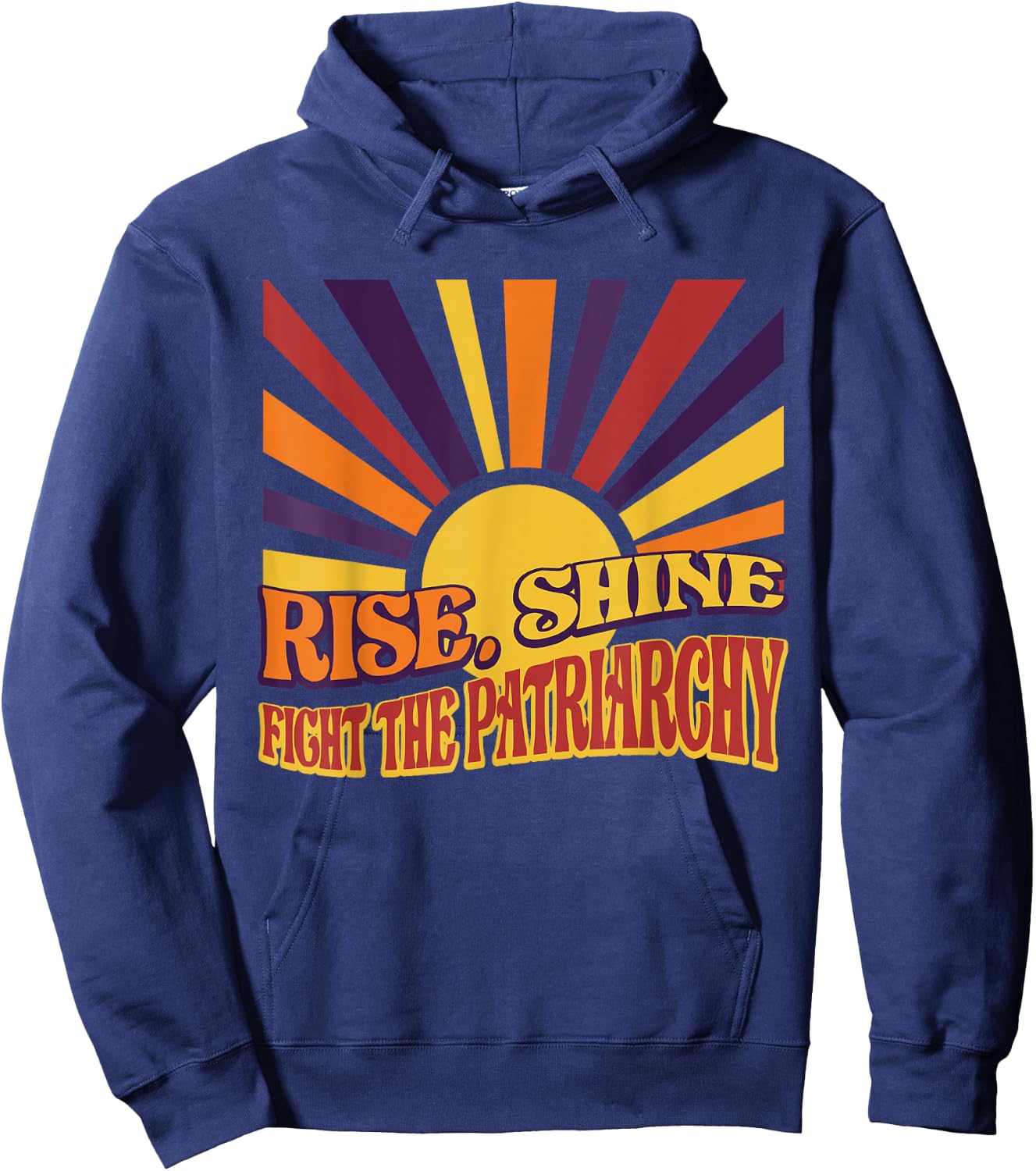 Rise Fight Patriarchat Feminismus Feministische Menschenrechte Hoodie - Hoodie | Navy