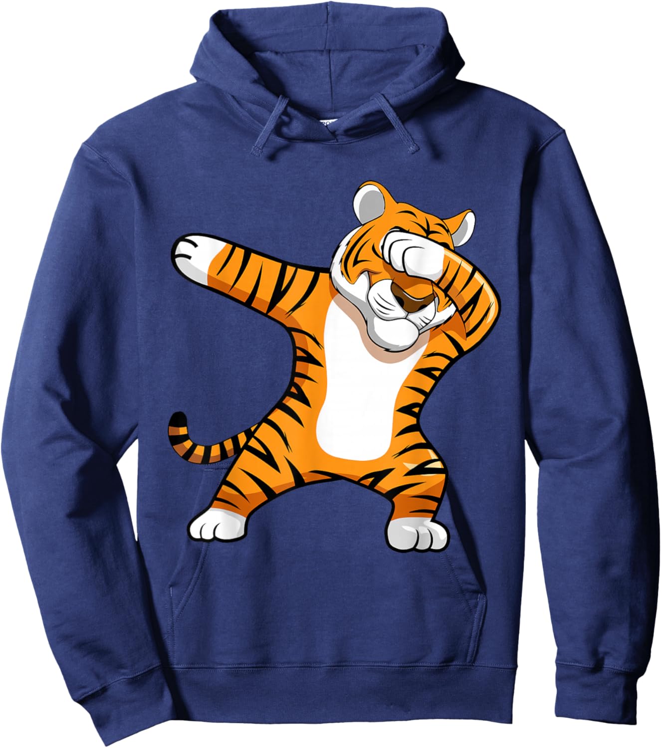 Tiger Animal Funny Safari Zoo Hoodie - Hoodie | Navy