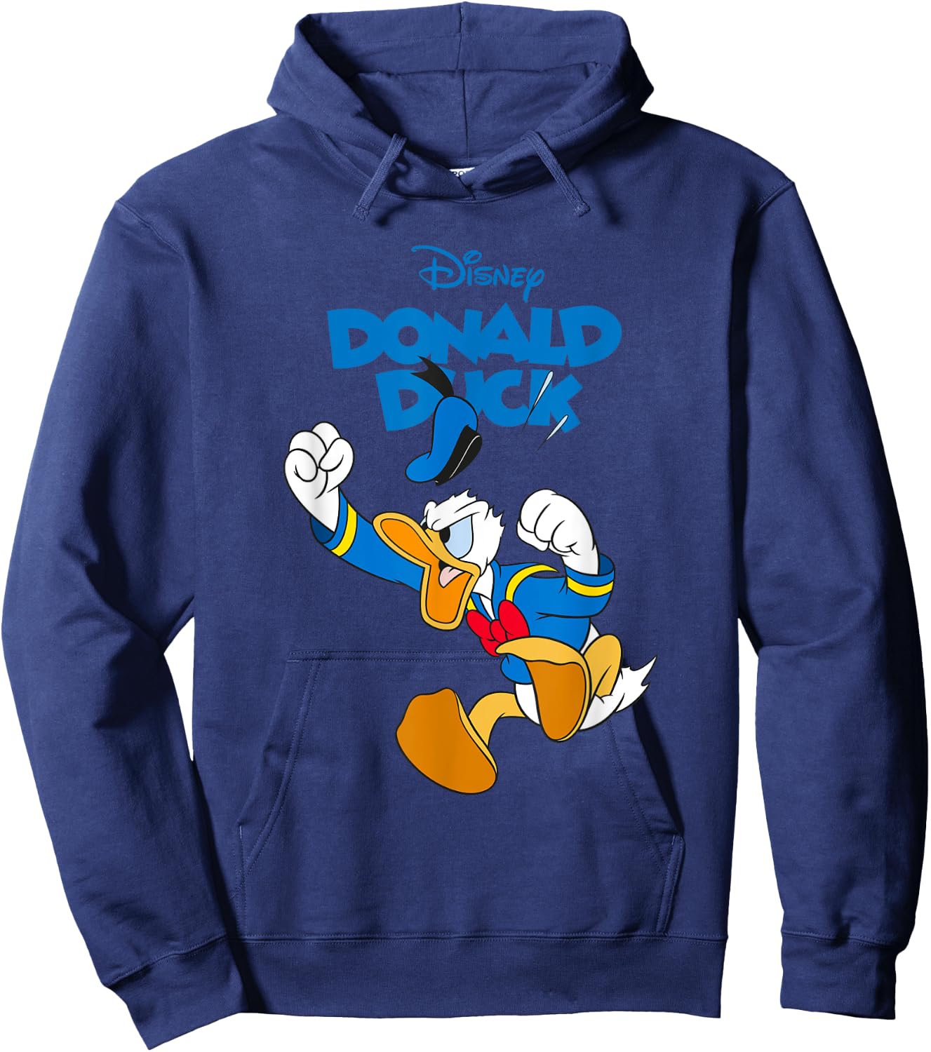 Donald Duck Furious Donald , black Hoodie - Hoodie | Navy