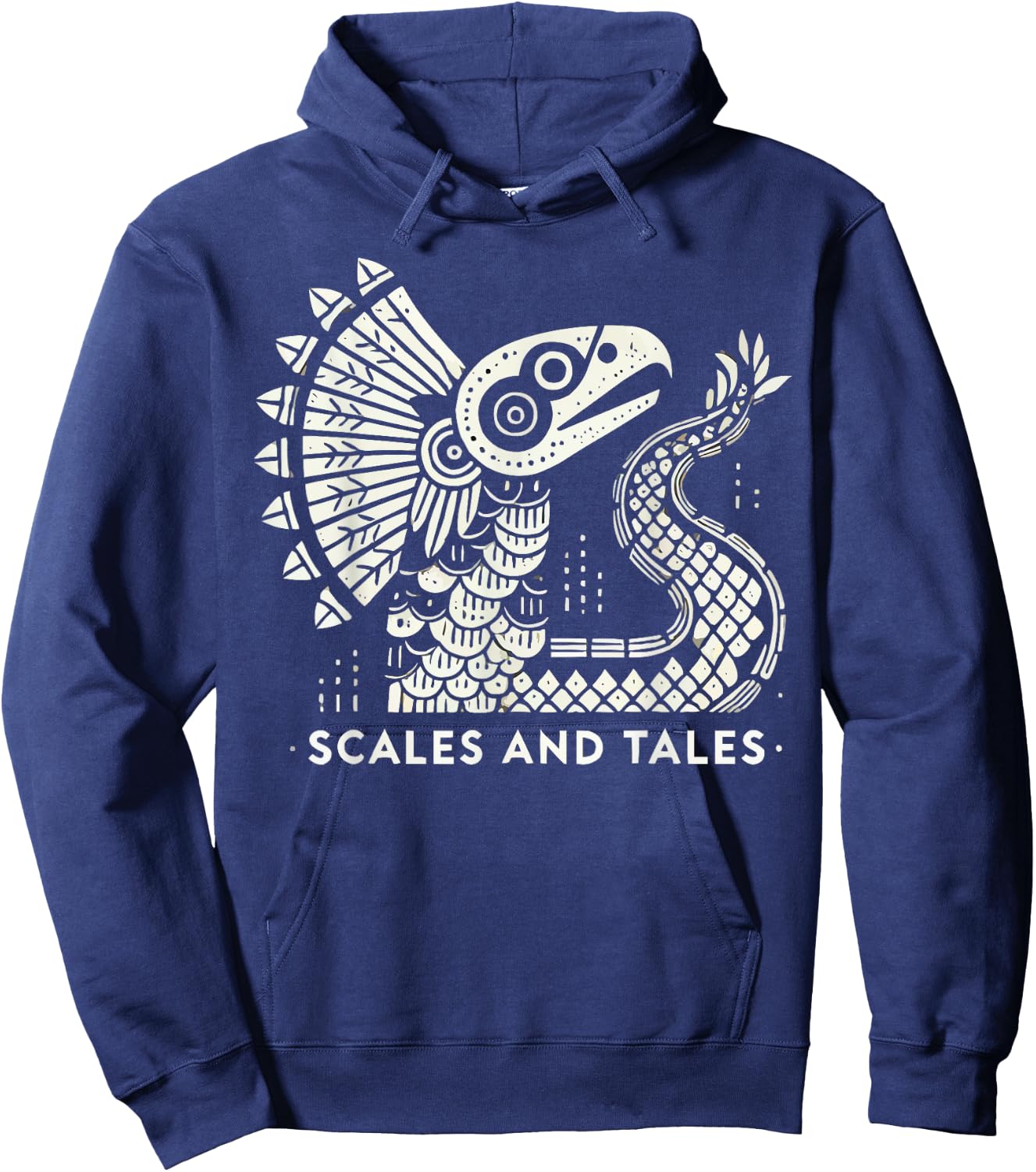Aztec God Aztec Culture Mayan Indigenous Quetzalcoatl Hoodie - Hoodie | Navy