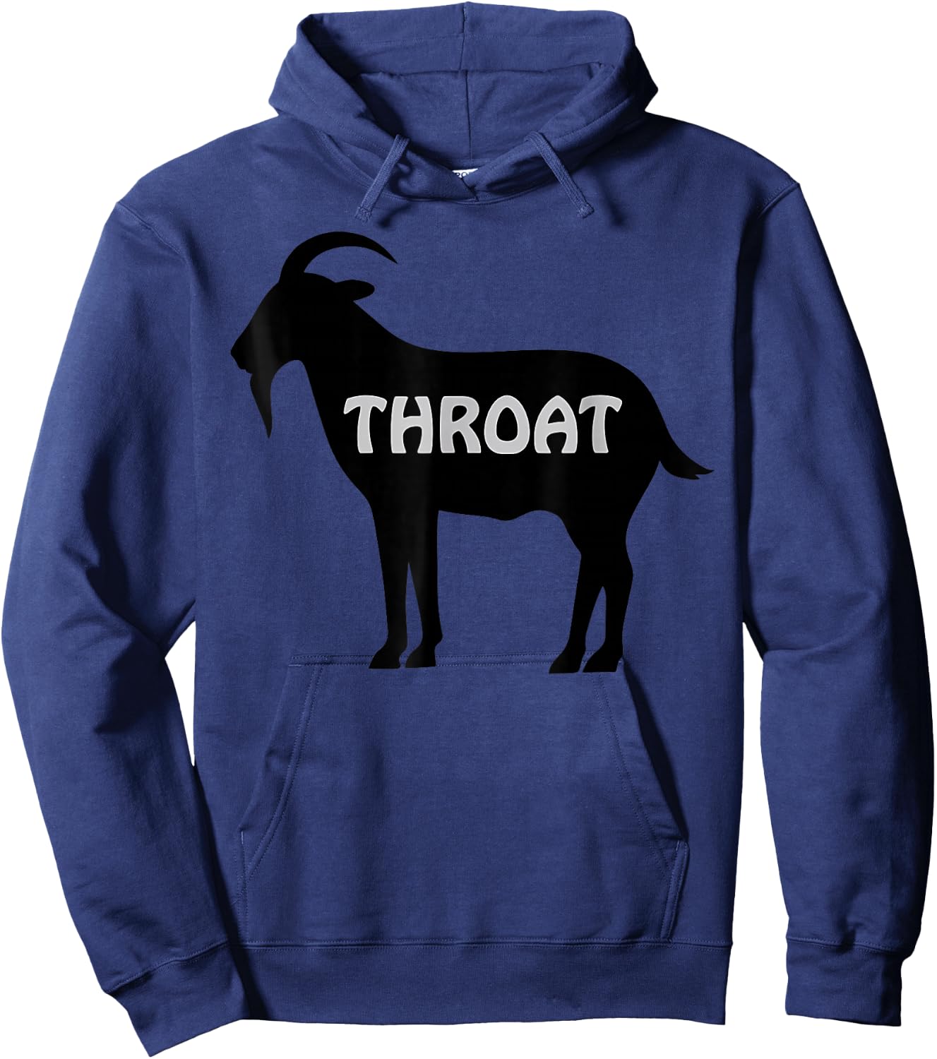 Funny Throat Goat - Adult Humor Sarcastic Outfit Hoodie - Hoodie | Navy
