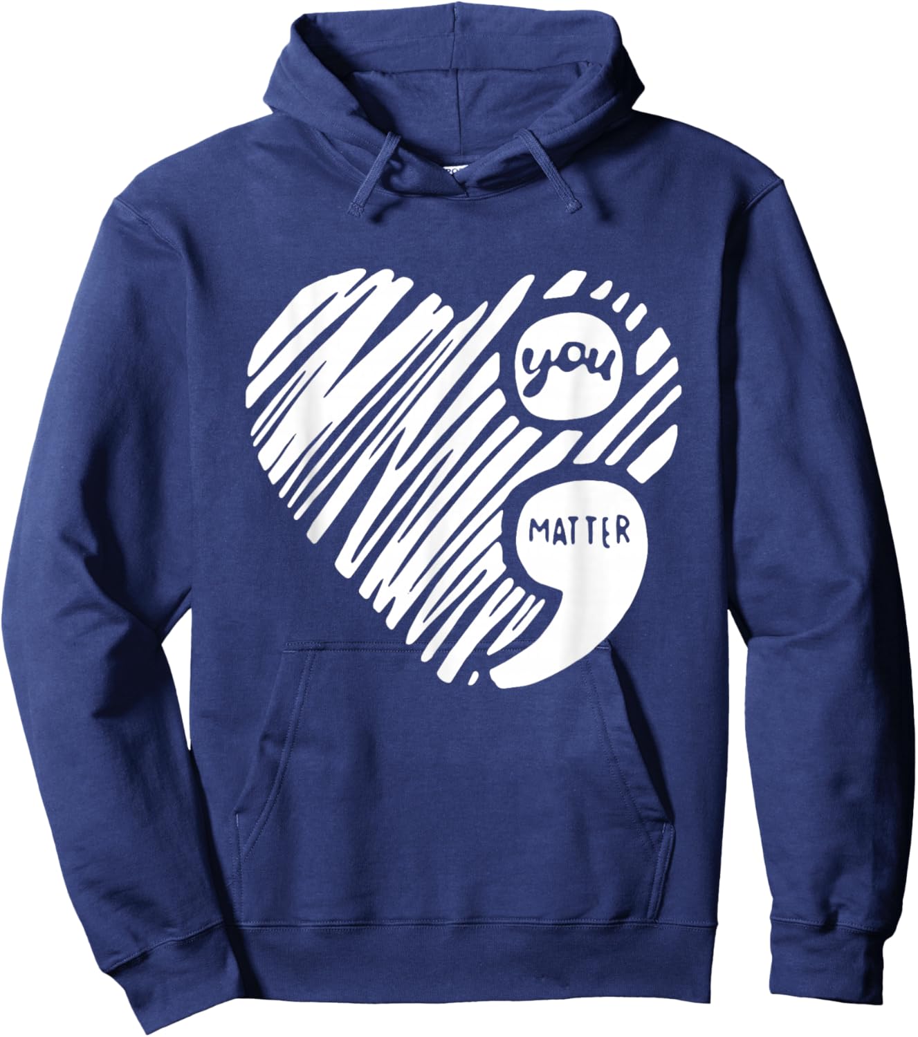 You Matter On Your Darkest Night Remember Tomorrow Needs You Hoodie - Hoodie | Navy
