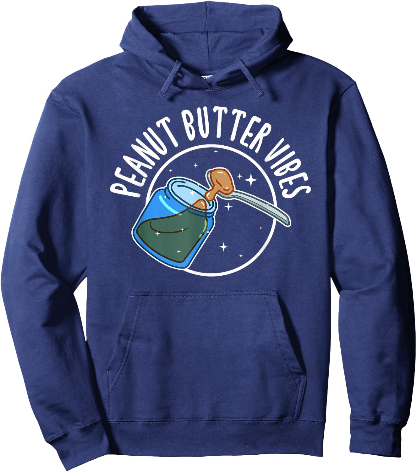Funny Peanut Butter Vibes Match Perfect Halloween Hoodie - Hoodie | Navy