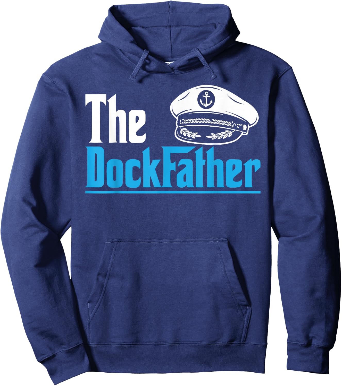 Motor Boat Captain Sailing Yachting Motorboating Fathers Day Hoodie - Hoodie | Navy
