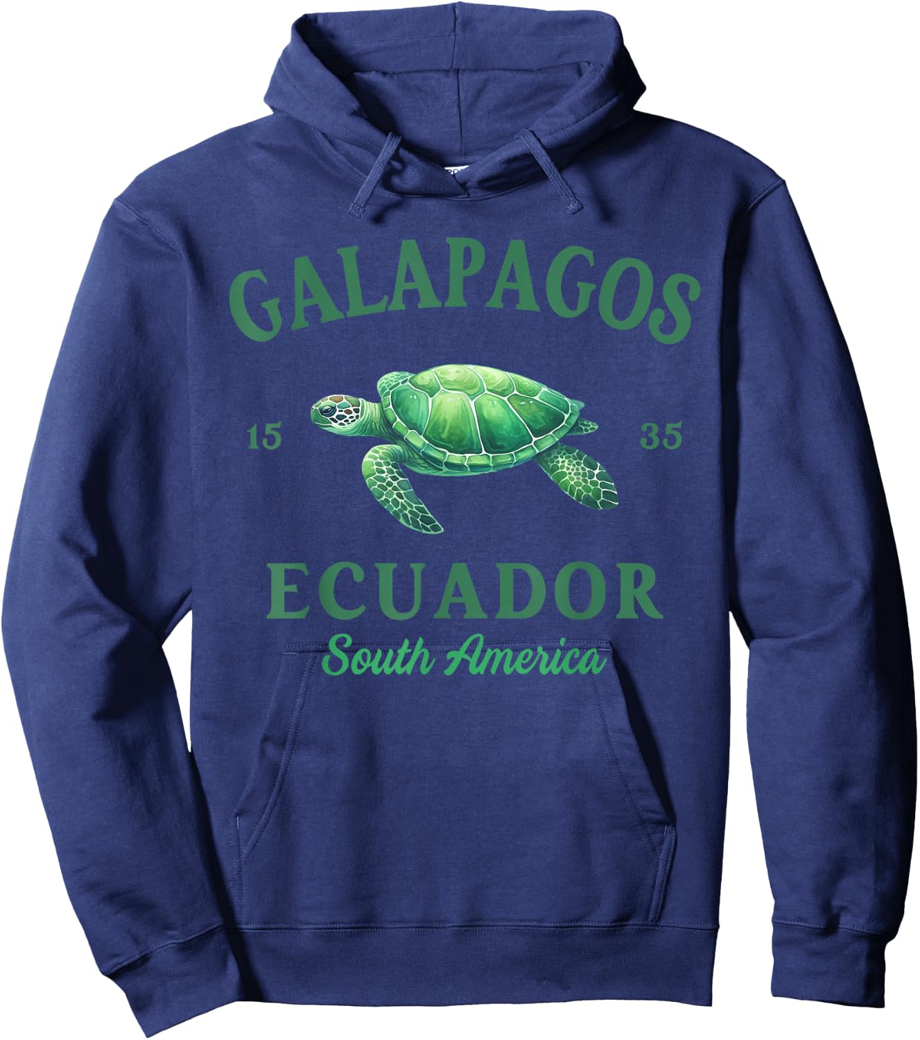 Galapagos Islands Ecuador Galapagos Travel Tortoise Hoodie - Hoodie | Navy