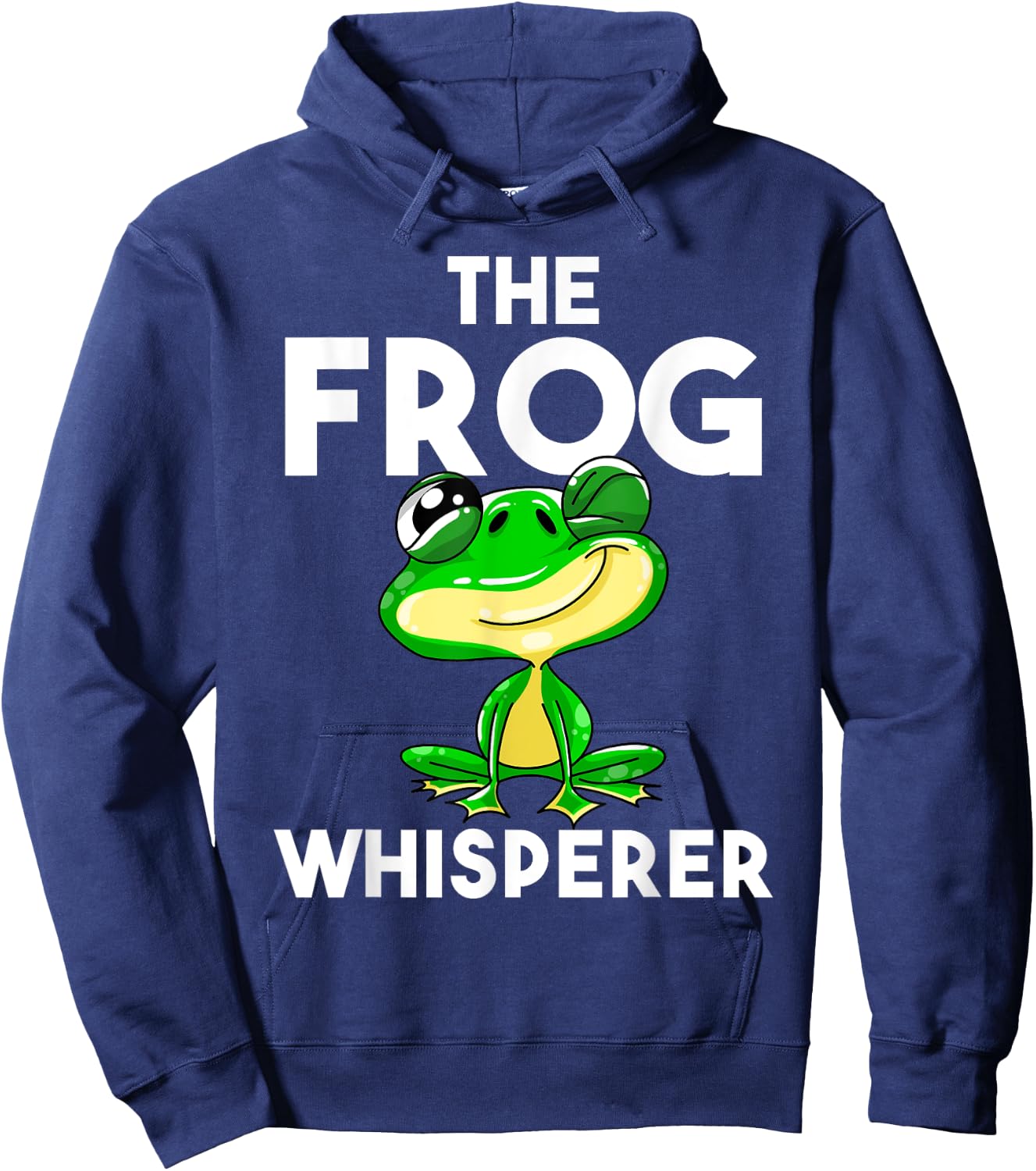 Funny The Frog Whisperer Gift | Cute Bullfrog Fan Boys Girls Hoodie - Hoodie | Navy