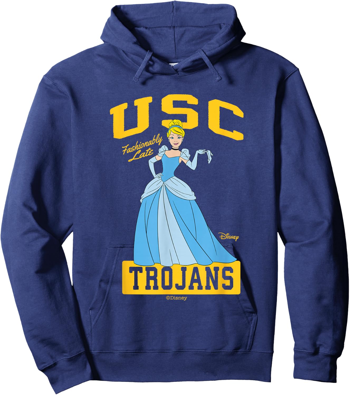 USC Trojans Cinderella Fashionably Late Hoodie - Hoodie | Navy