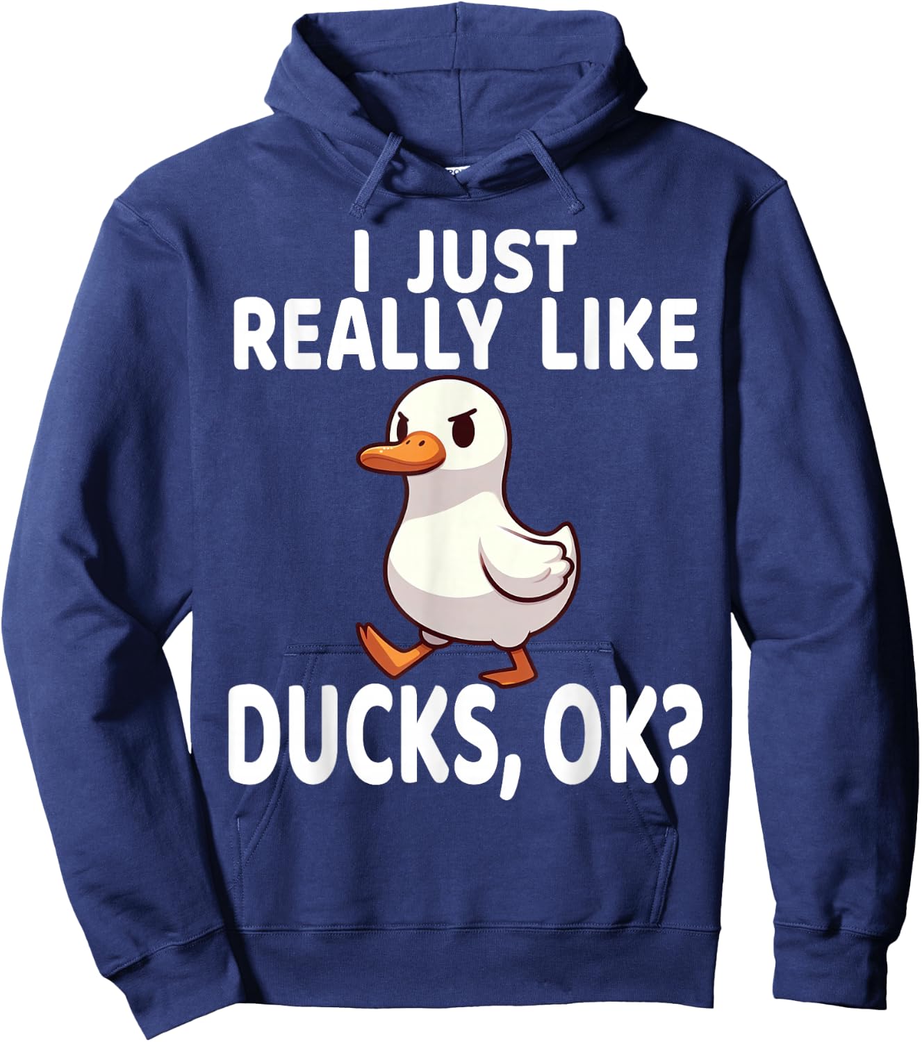 I Just Really Like Ducks Ok Shirt Cute Boys Kids Funny Ducks Hoodie - Hoodie | Navy