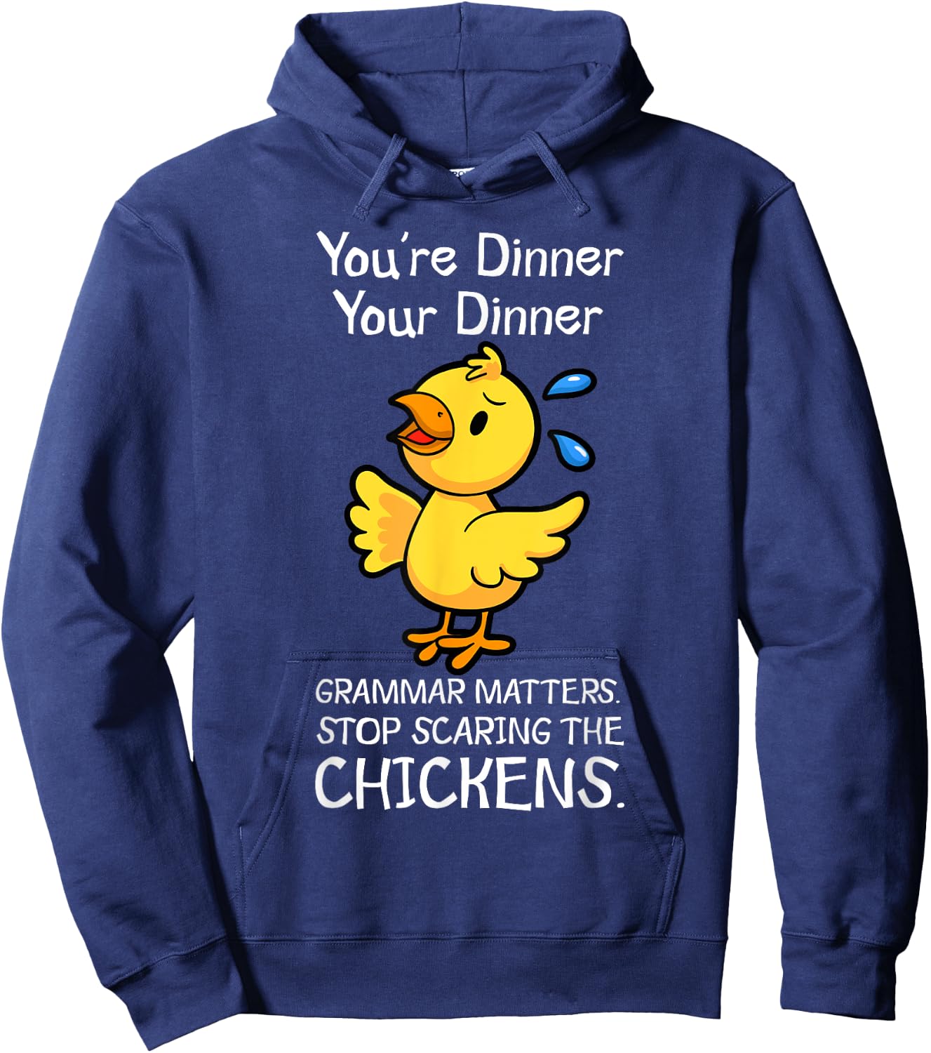 English Teacher Grammar Police Grammarians Instructors Hoodie - Hoodie | Navy