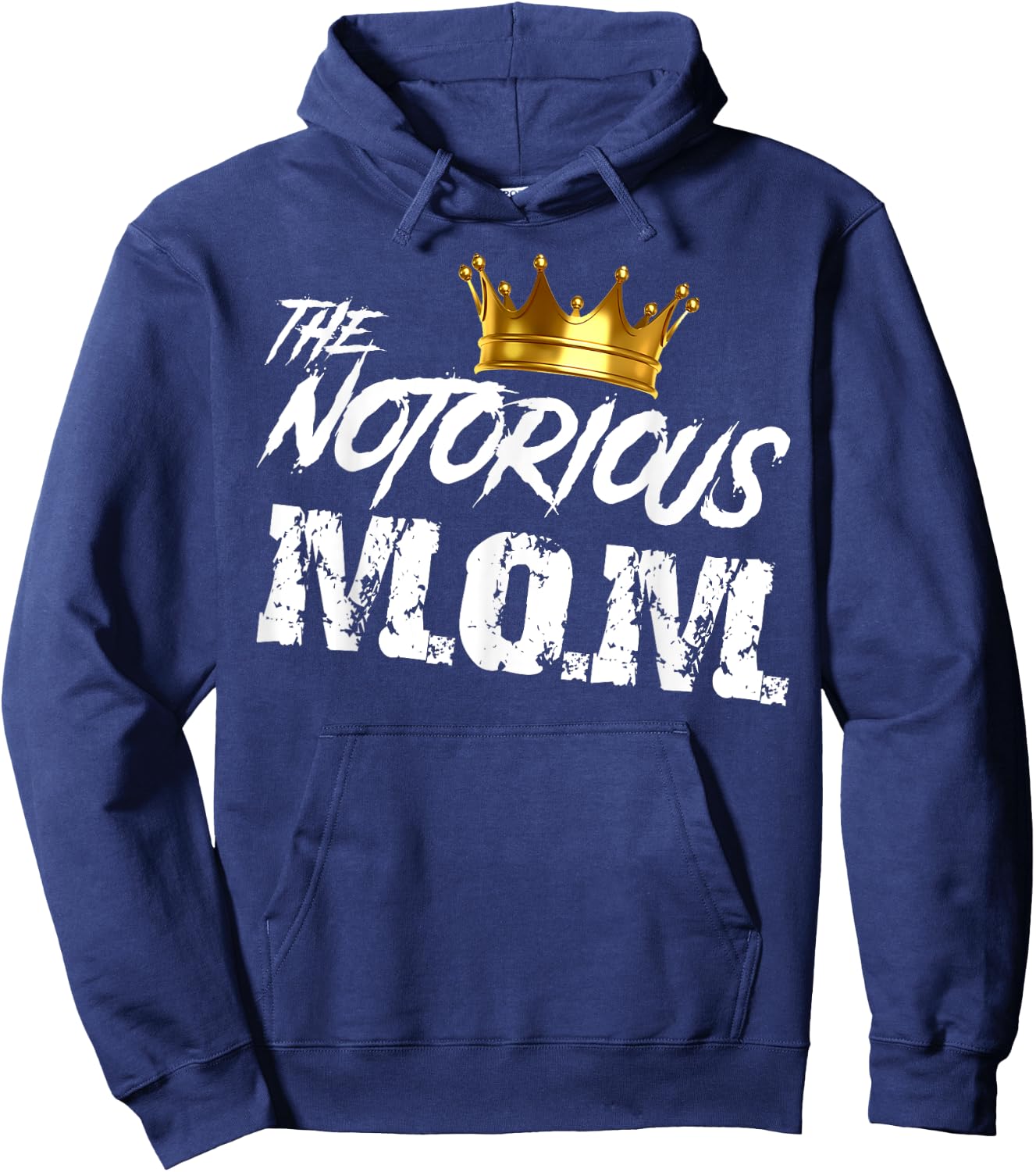 Old School Funny Hip Hop Mothers Day Notorious Mom Hoodie - Hoodie | Navy