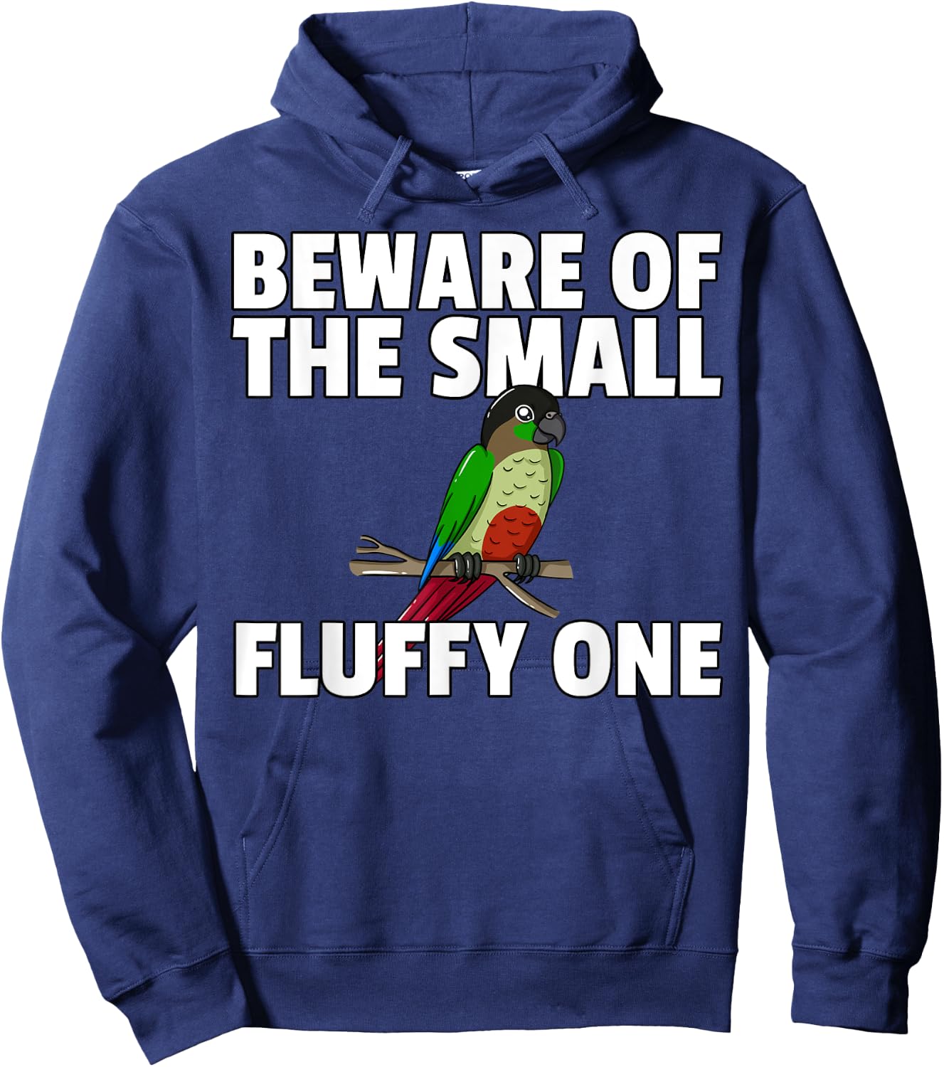 Green Cheek Conure Hoodie - Hoodie | Navy
