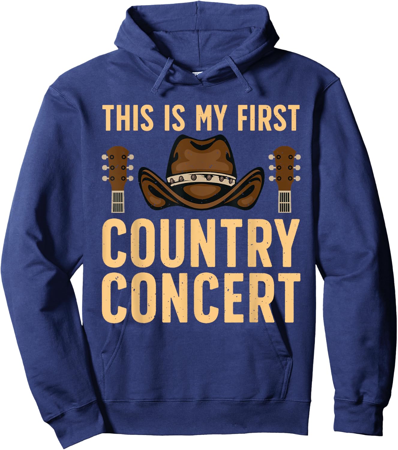 Cool Country Concert Art Women Country Music Lover Hoodie - Hoodie | Navy