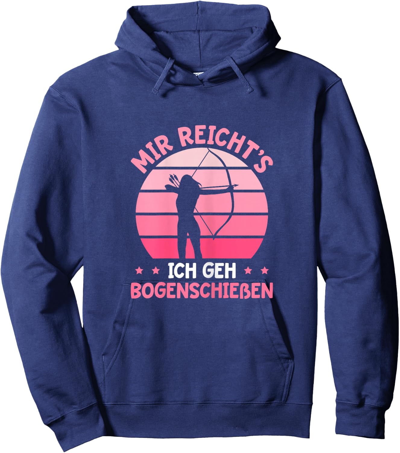 Damen Bogenschießen Schützenverein Bogensport Schützin Hoodie - Hoodie | Navy