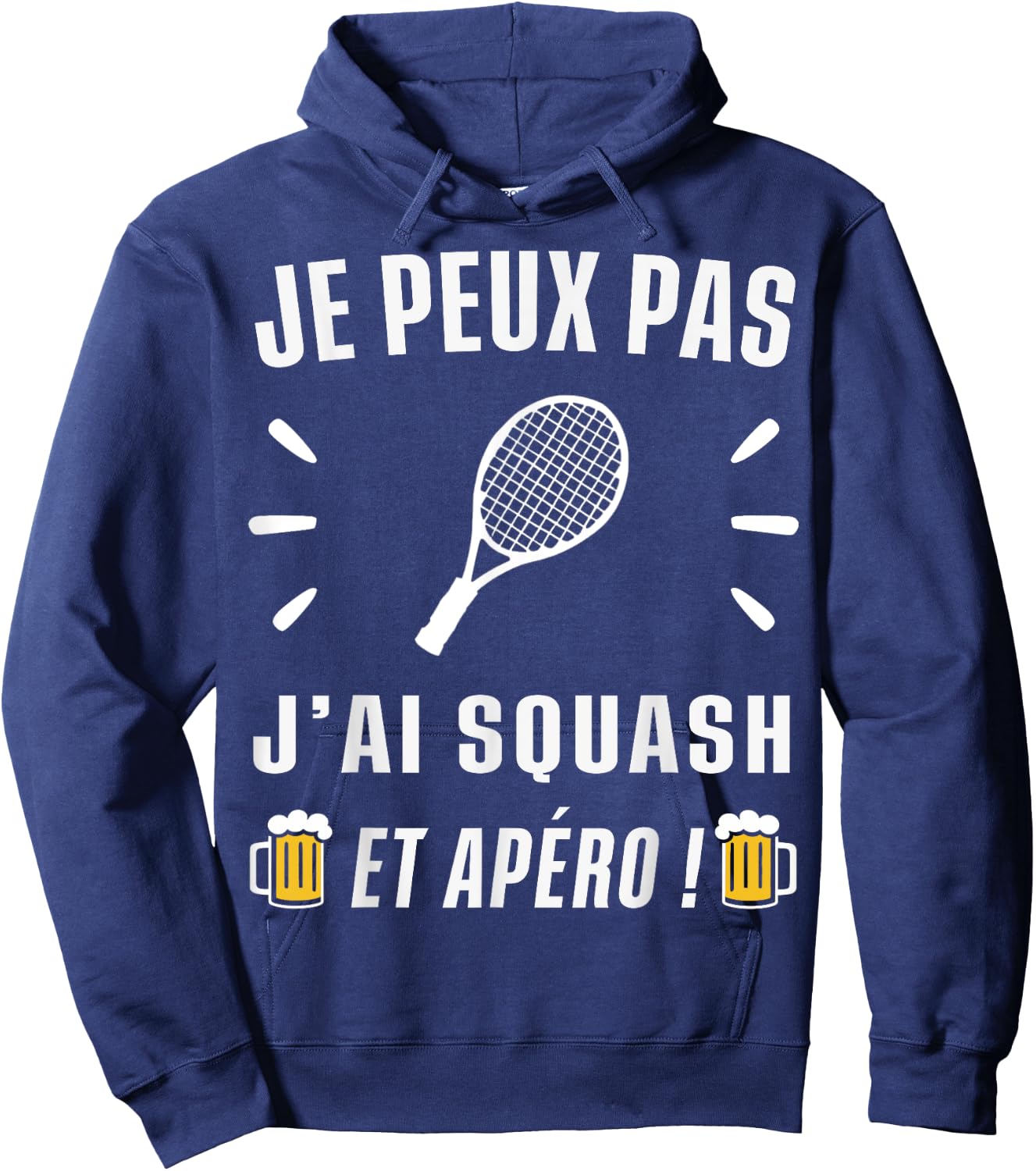 I Can't Have Squash , Black, S Hoodie - Hoodie | Navy