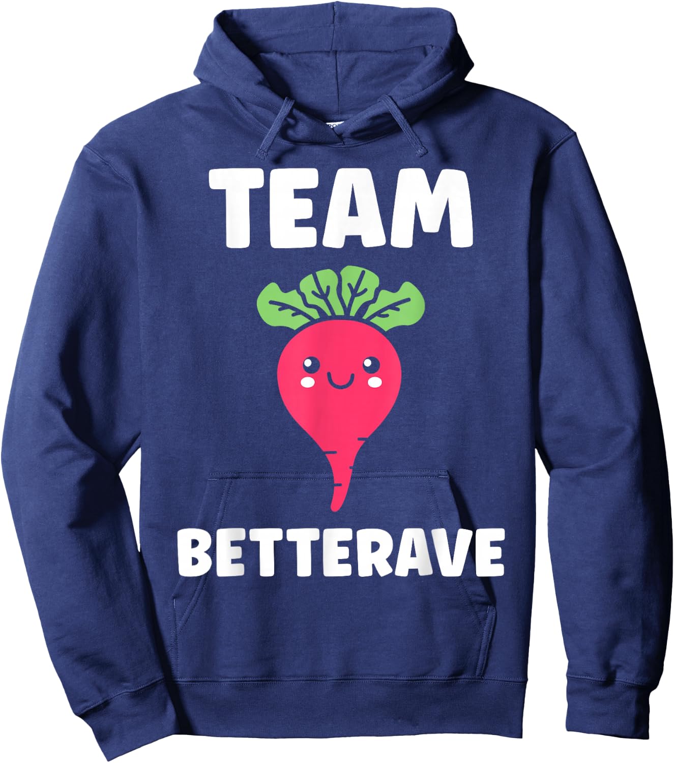 Humour Beetroot Vegetable team Beetroot , Black, S Hoodie - Hoodie | Navy
