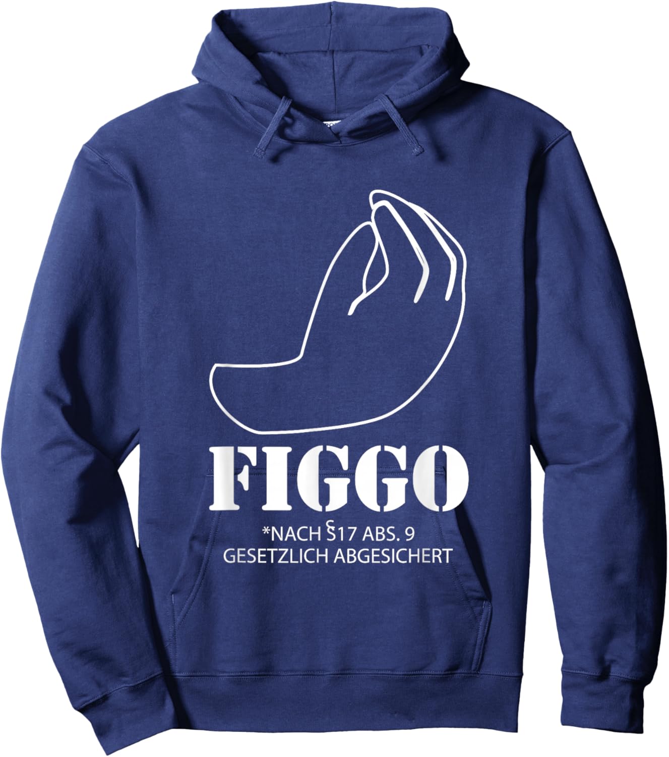 Figgo Ficko | Rechtlich abgesichert | Percy Hoodie - Hoodie | Navy