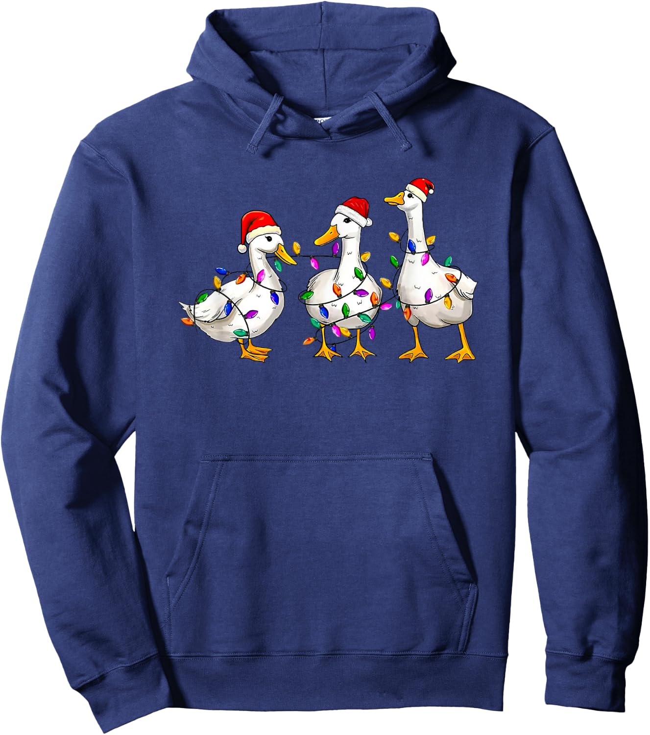 Christmas Duck Merry Christmas Hoodie - Hoodie | Navy
