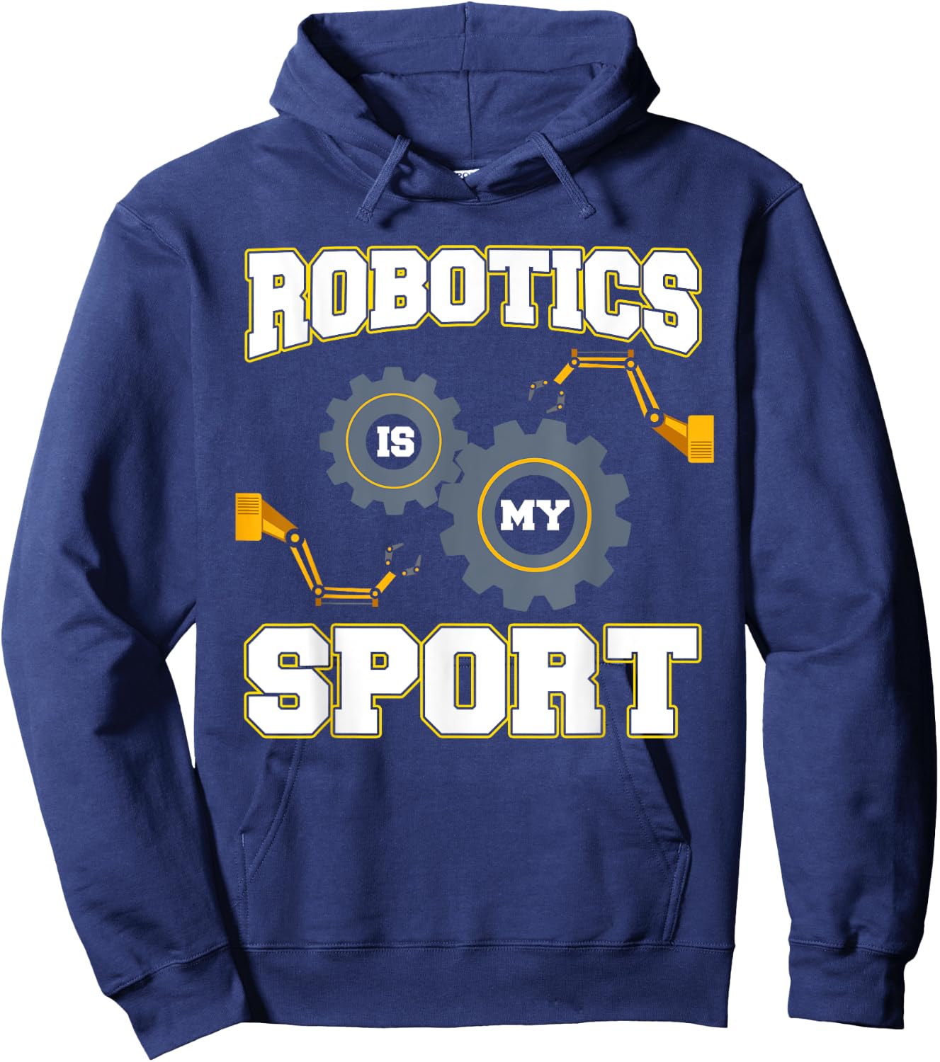 Cool Robotics Art Men Women Robot Engineering Programming Hoodie - Hoodie | Navy