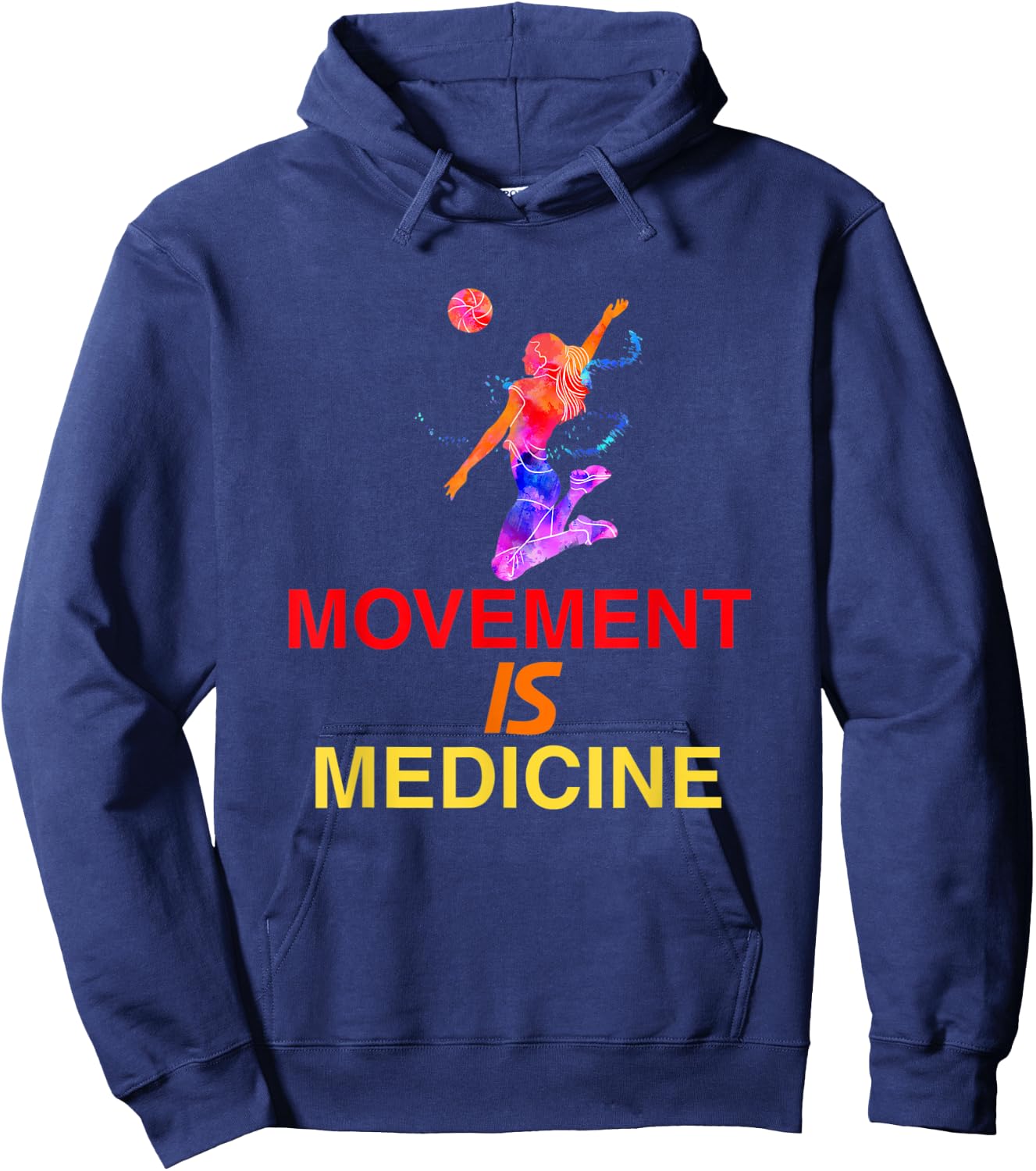 Movement is medicine Hoodie - Hoodie | Navy