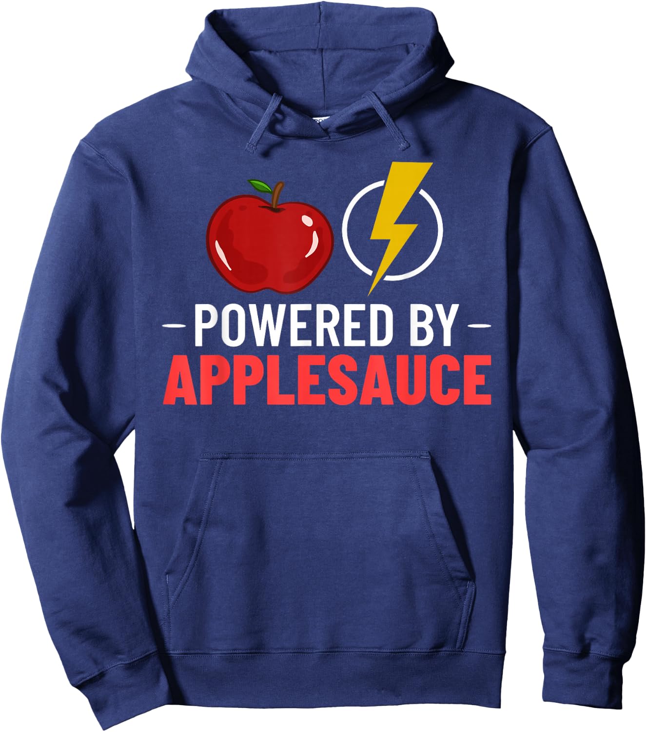 Applesauce Apple Sauce Cake Recipe Dessert Unsweetened Hoodie - Hoodie | Navy