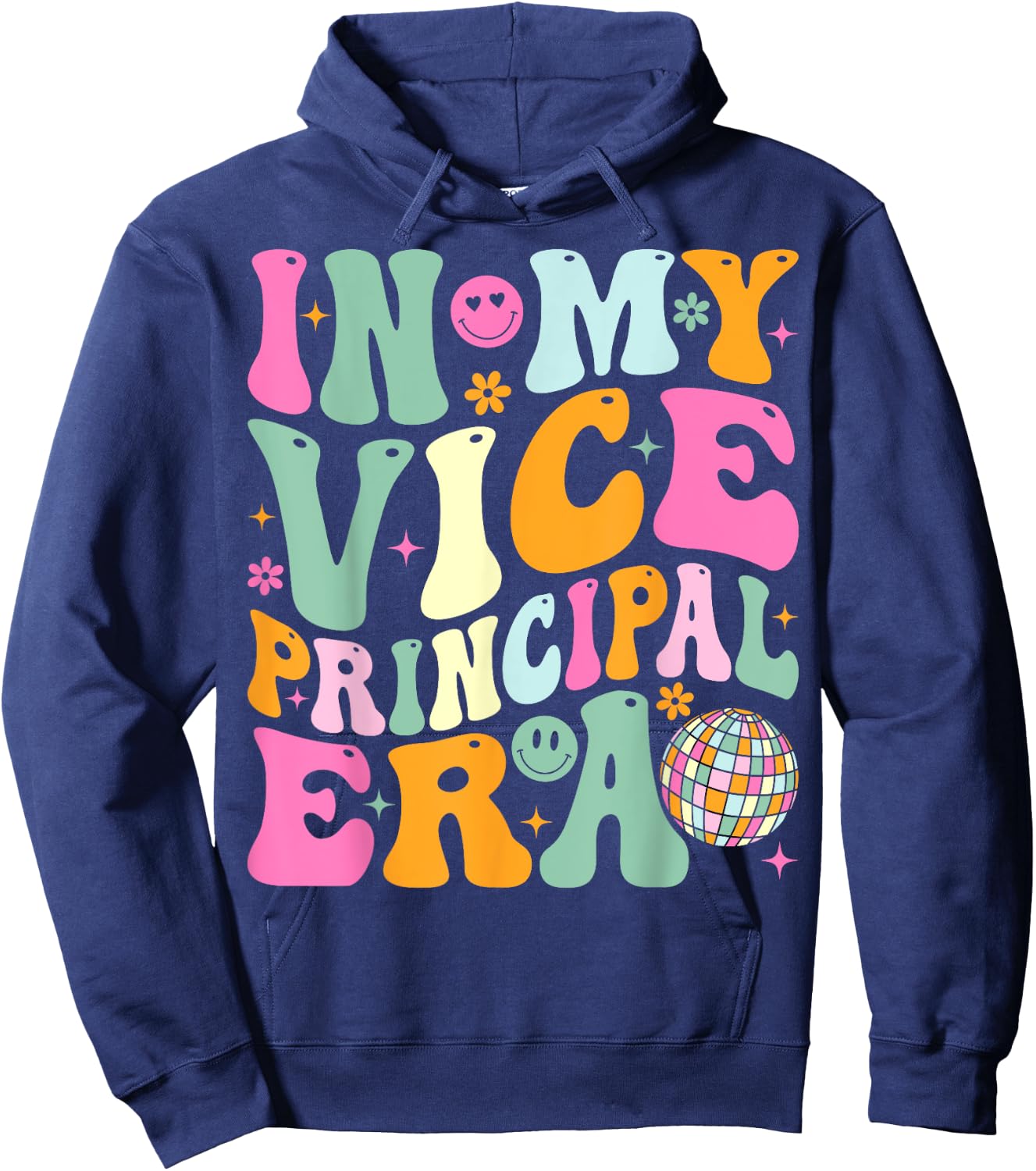 In My Vice Principal Era Back to School Vice Principal Hoodie - Hoodie | Navy