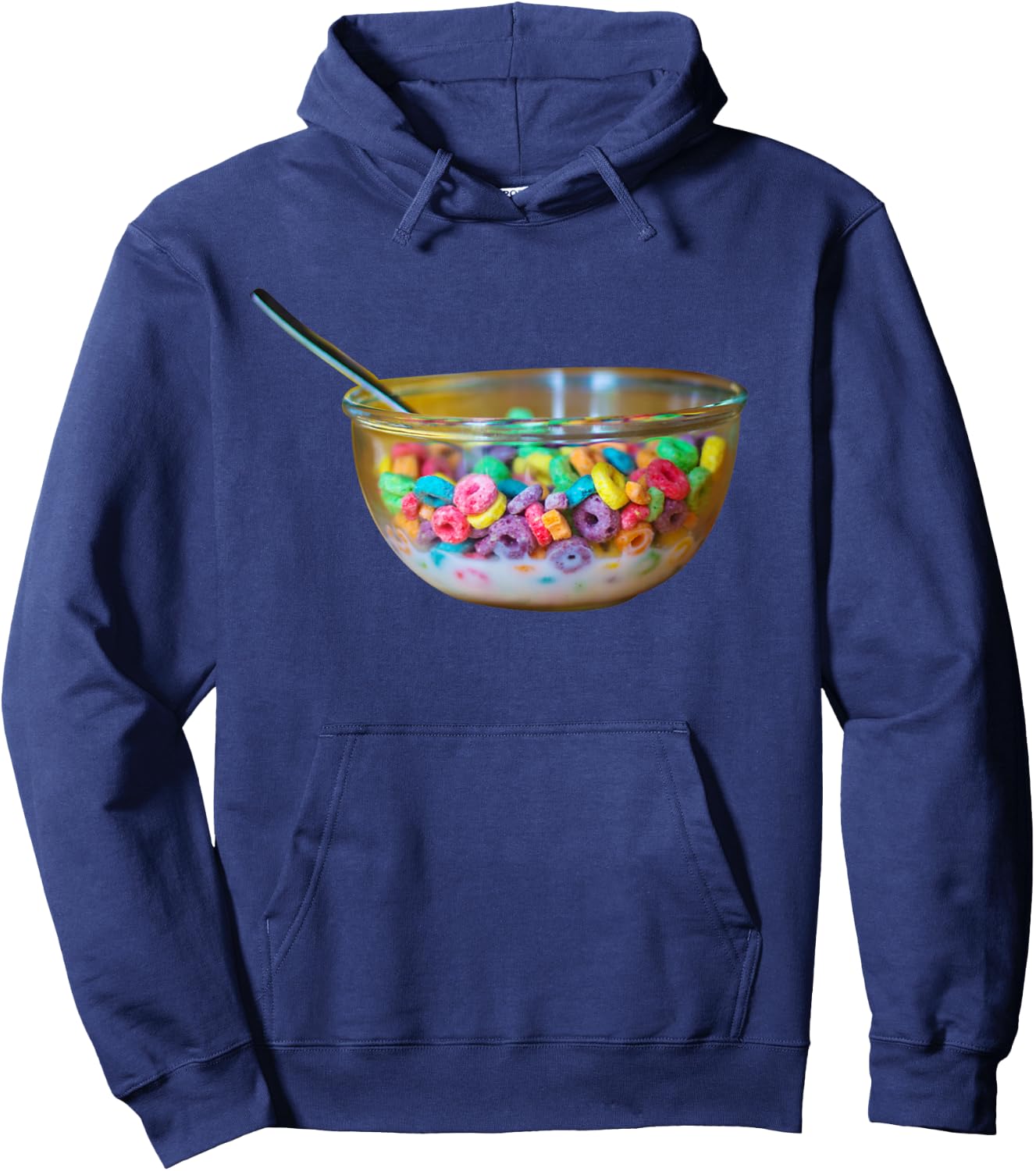 Bowl of Fruity Cereal Hoodie - Hoodie | Navy