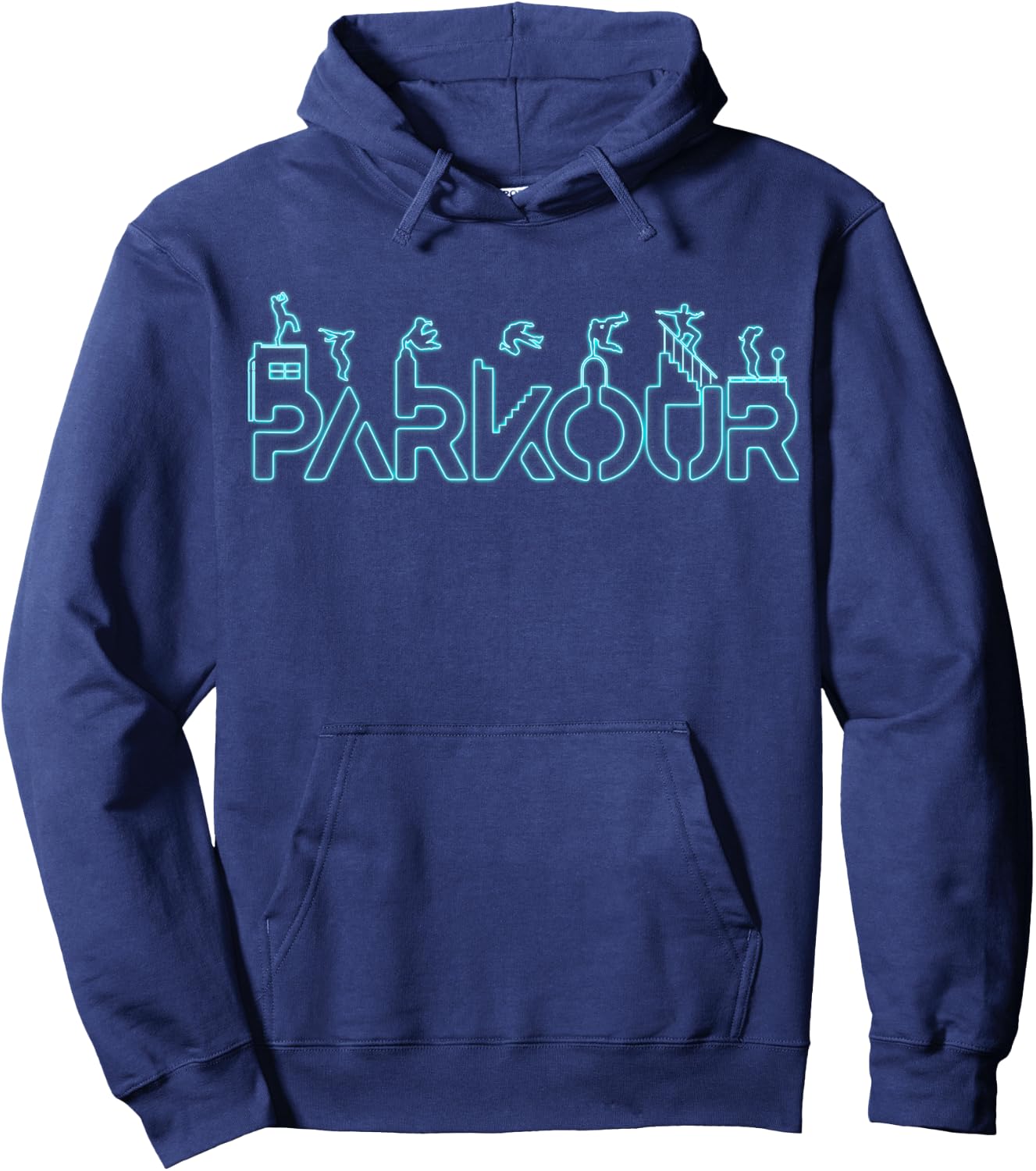 Parkour Freerun Urban Acrobatics Sport Training Freerunning Hoodie - Hoodie | Navy